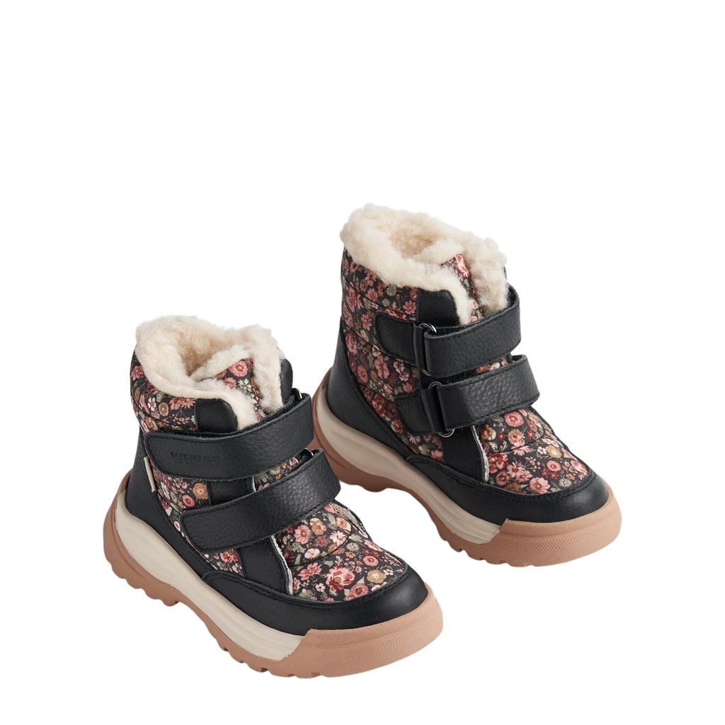 Millas Tex Winterboots Raven Wild Flowers