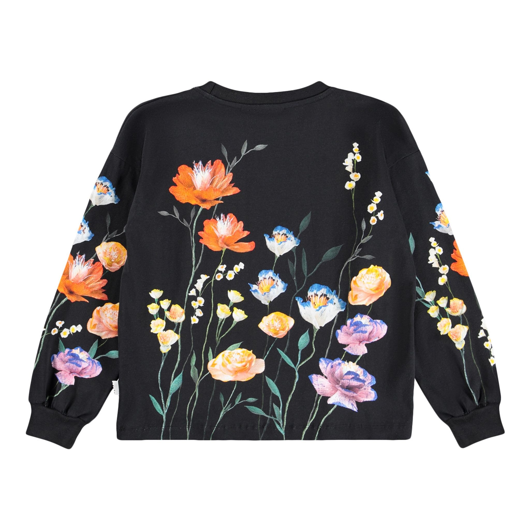GOTS Reniza Långärmad T-shirt Flower Picking