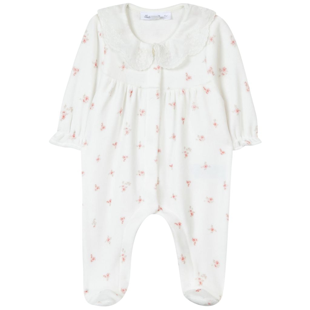 Floral Footed Baby Body Cream