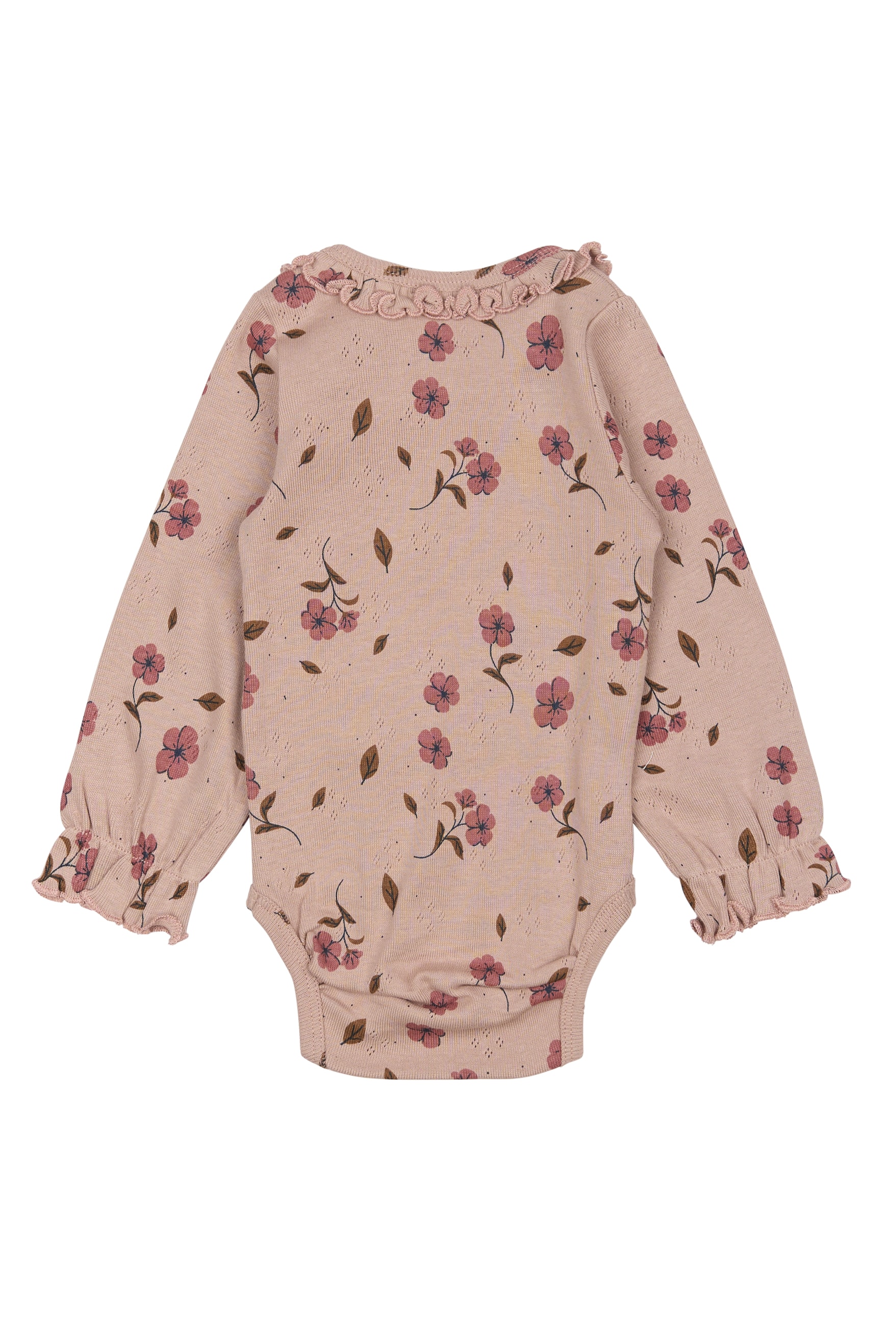 GOTS Picole Långärmad Body Adobe Rose