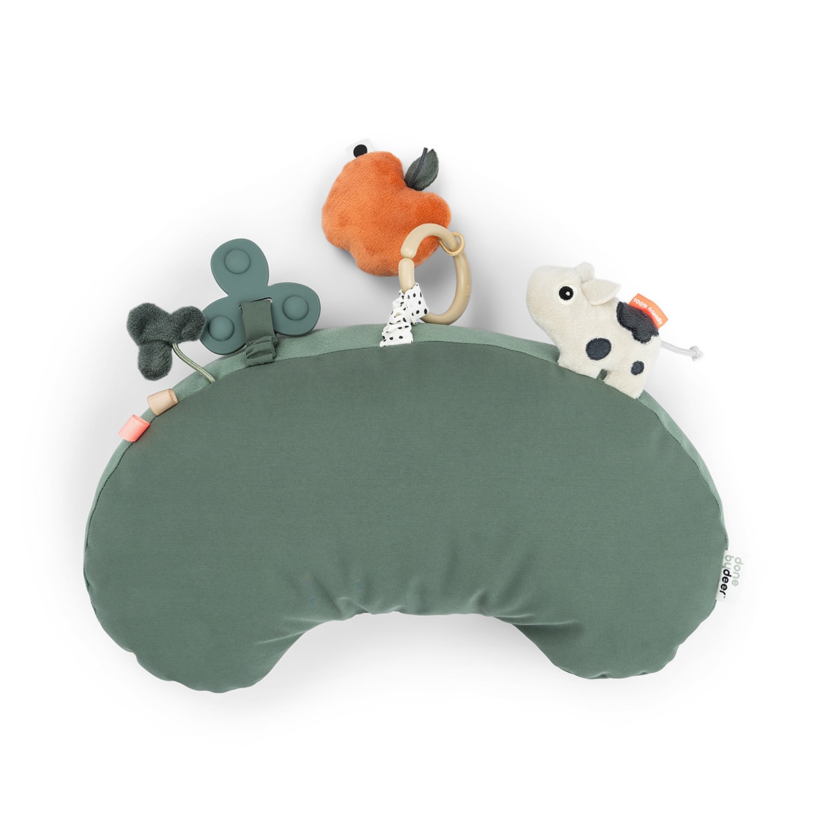 Tiny Farm Activity Pillow Green 