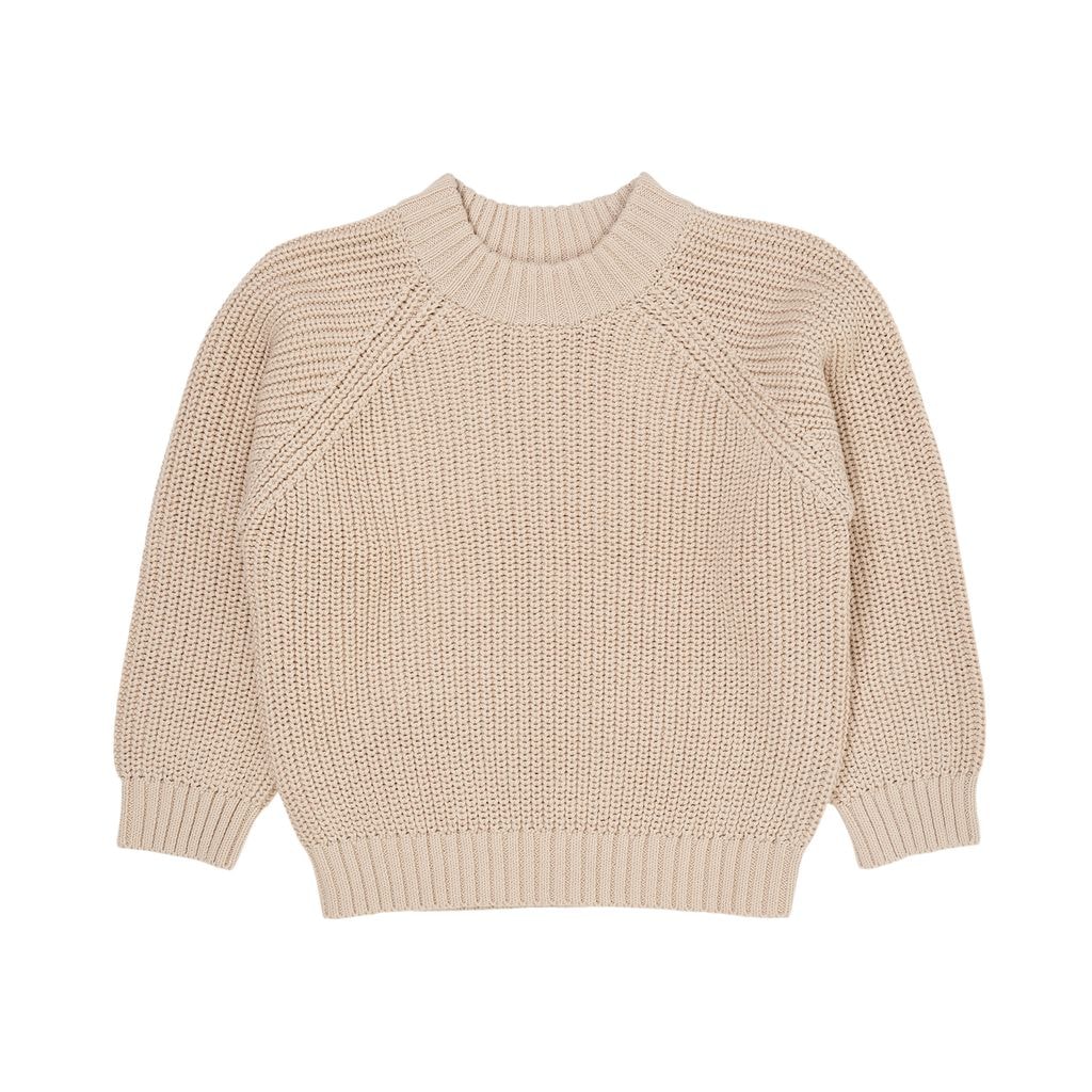 Classic Ribbstickad Blus Beige
