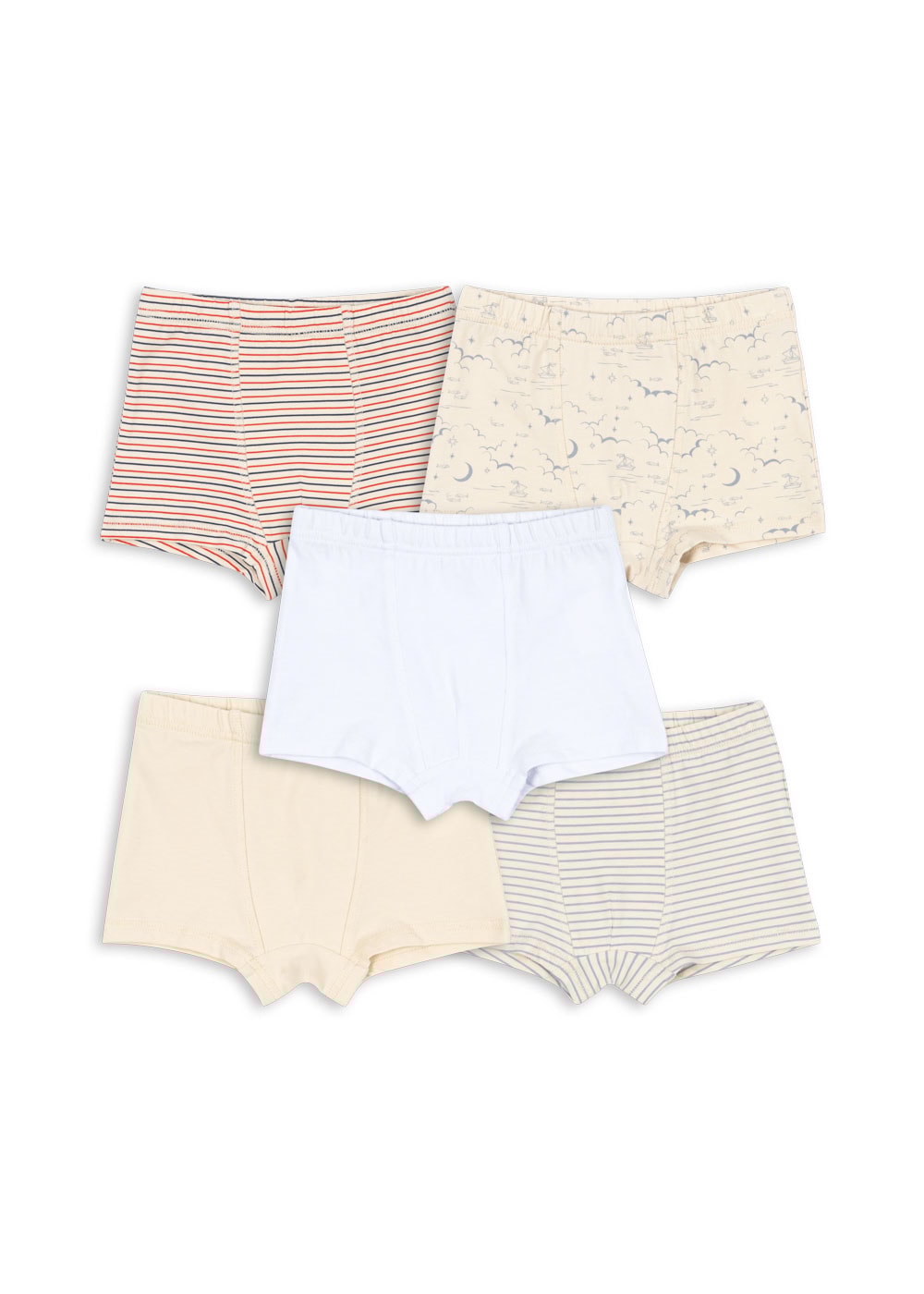 GOTS Basic 5-pack Boxershorts Multi 