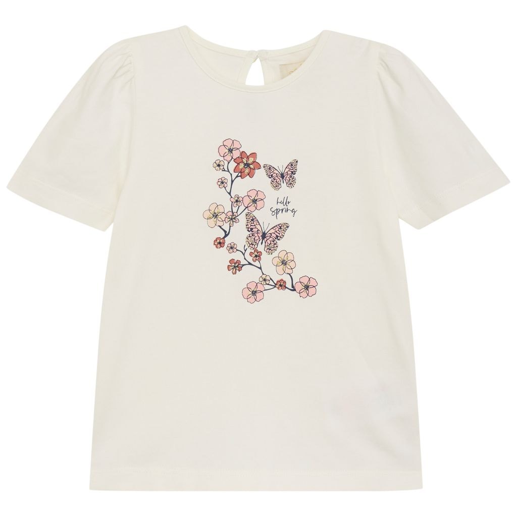 GOTS T-shirt Med Tryk Peachskin