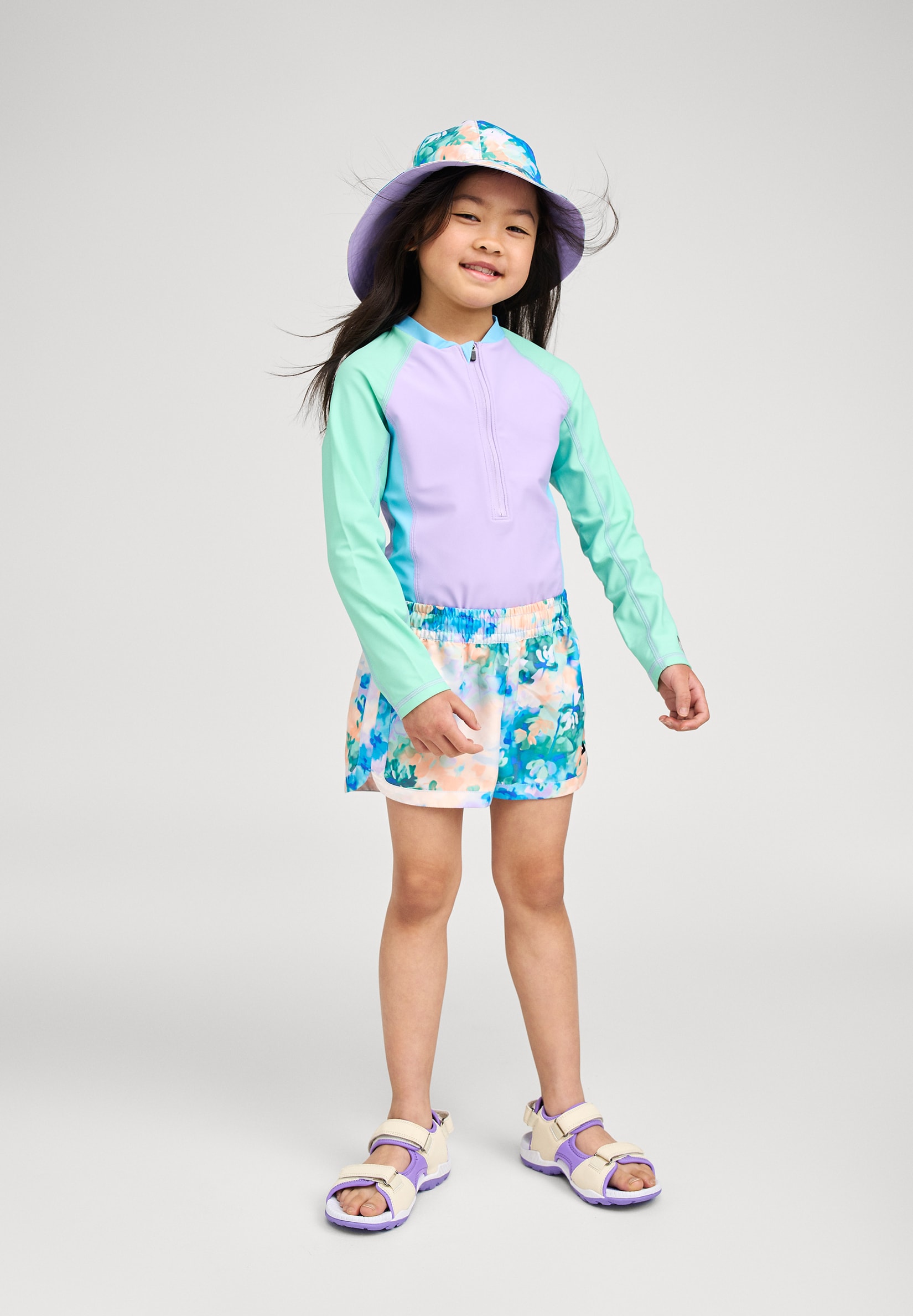 Nauru Sunproof Beach Shorts Fresh Blue