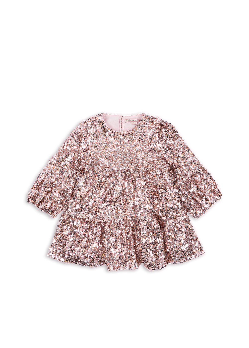 Lila スパンコールのドレス Grey Pink | ベビーショップ - プレミアム