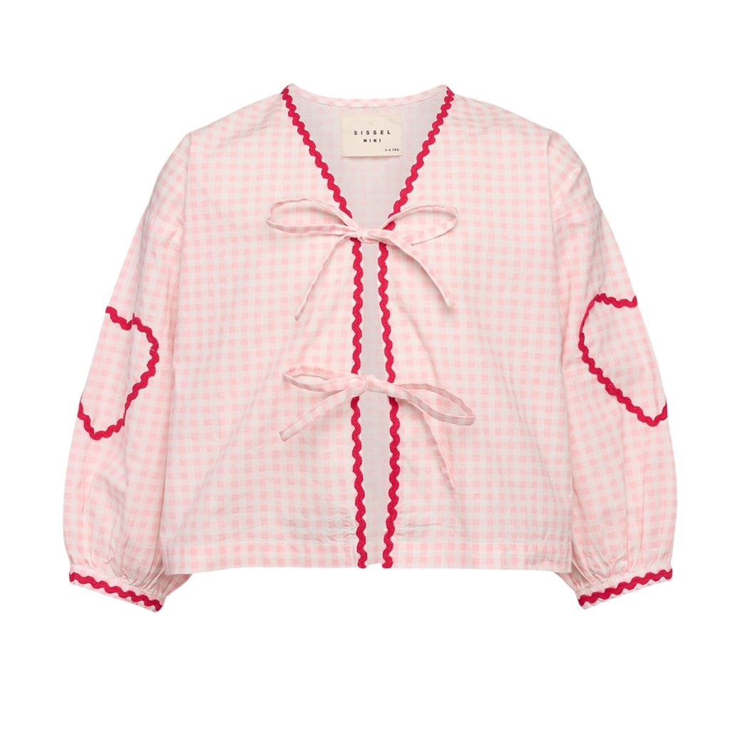 Astrid MINI Blouse Pink Checks