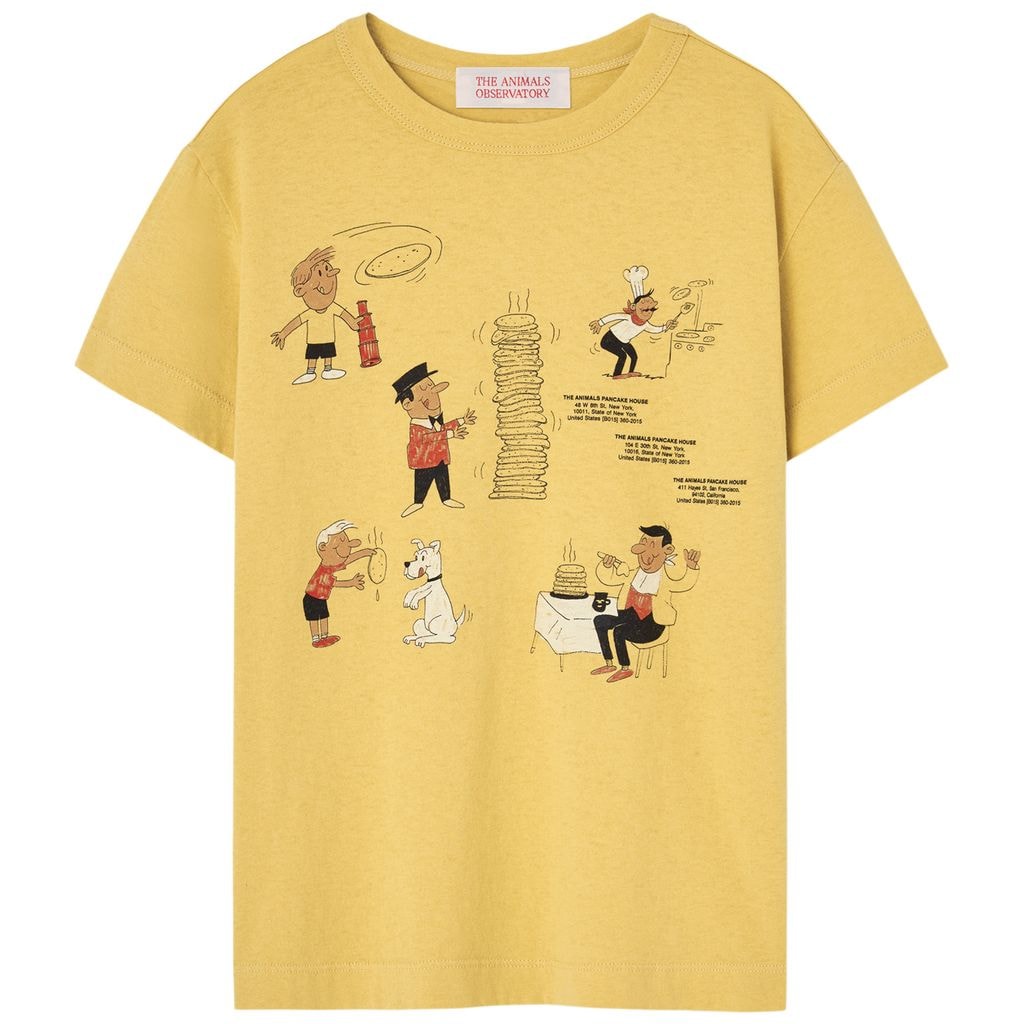 Rooster Kid T-Shirt Yellow