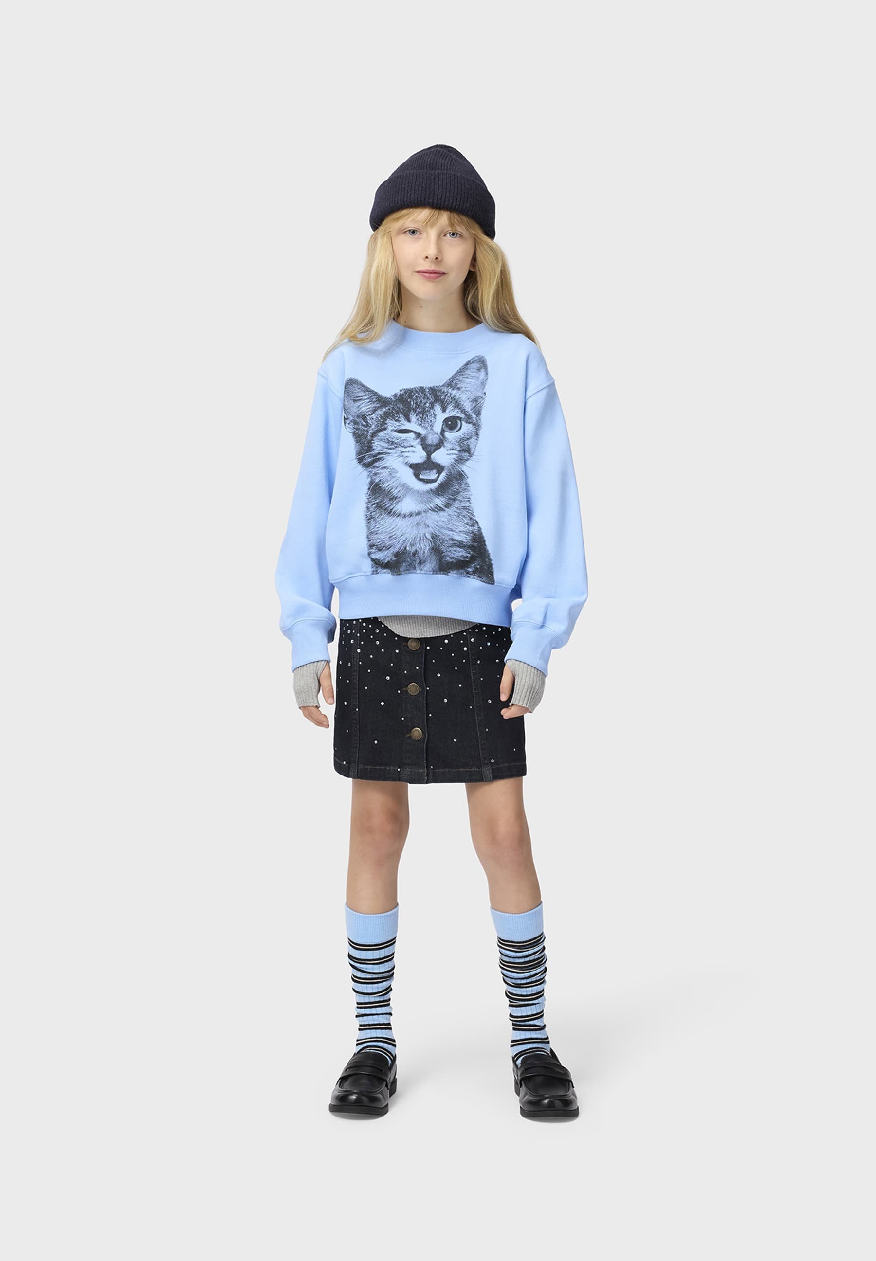 Marge Tröja Blue Kitten