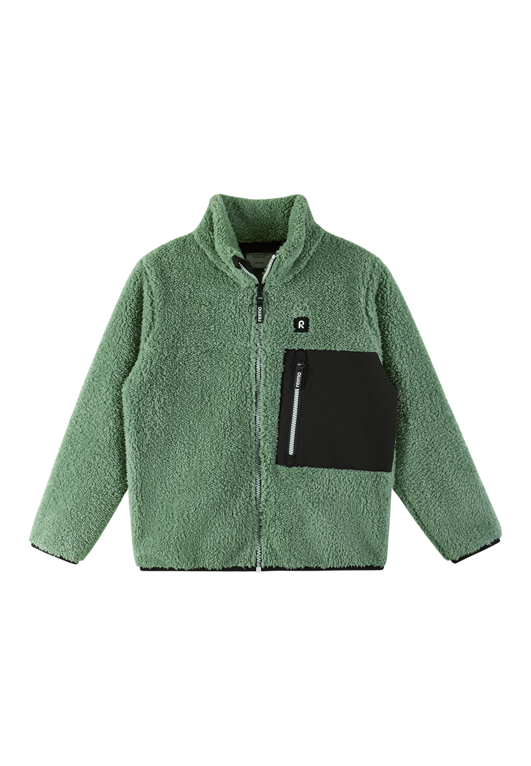 Turilas Sherpa Fleece Jacka Beige Green Clay