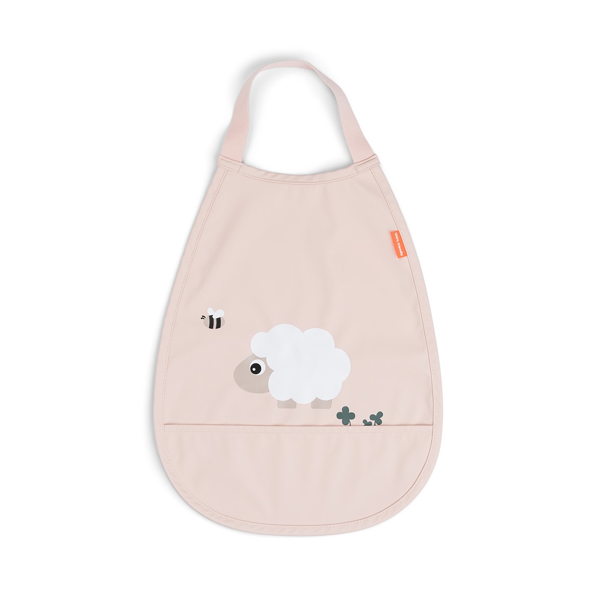 Pull-Over Bib Tiny Farm Powder
