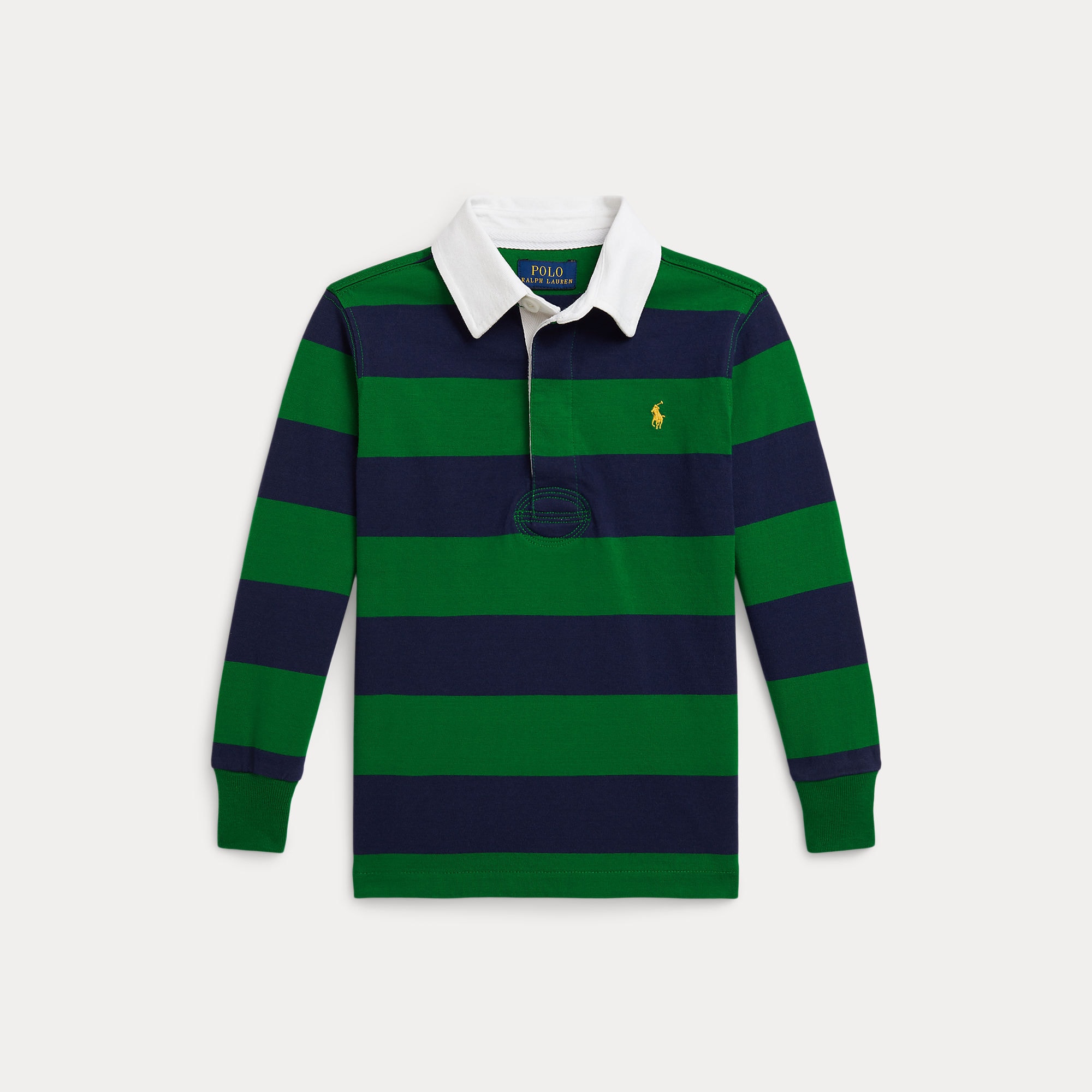 The Iconic Rugbytröja Athletic Green Refined Navy 