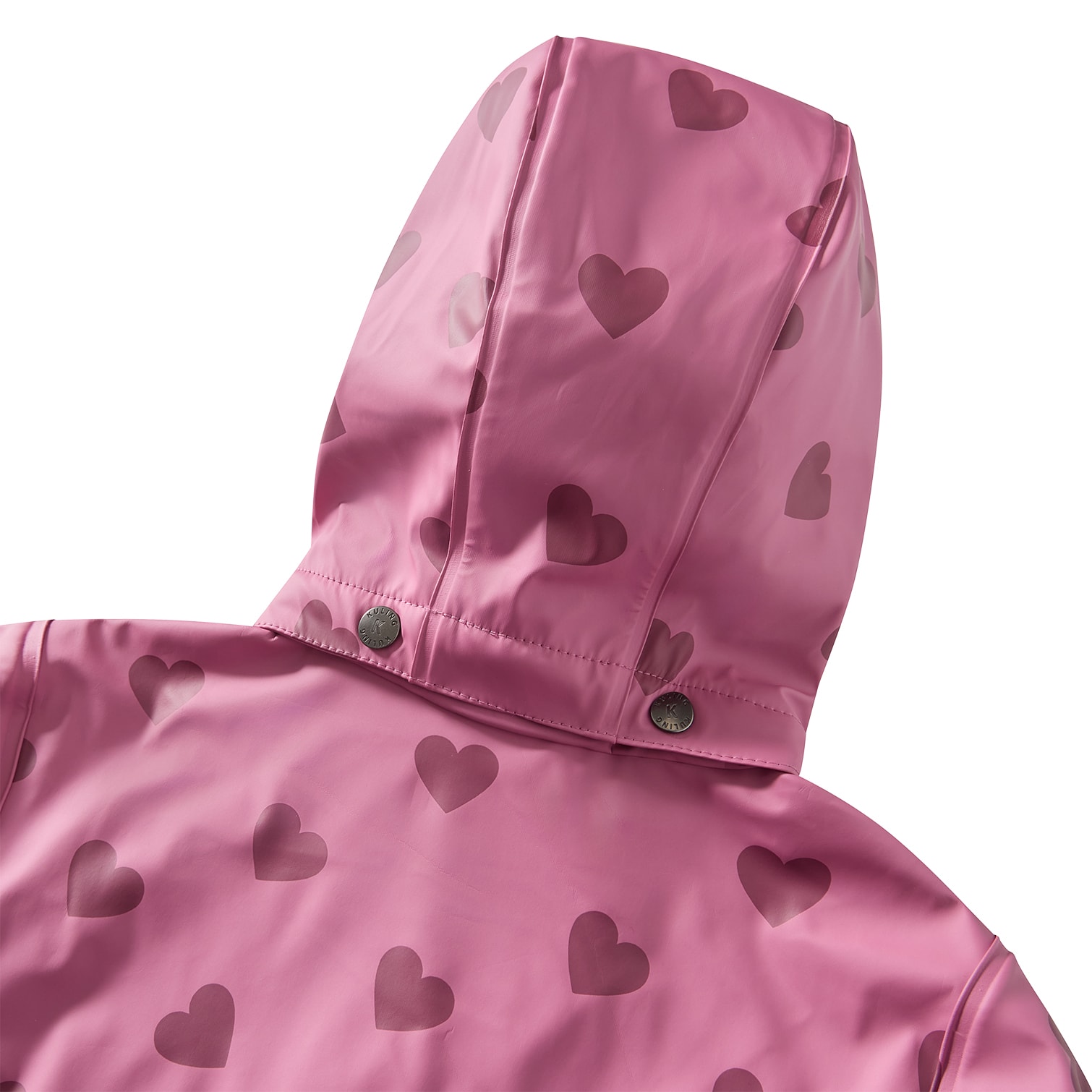 Orust Foret Regnfrakke Mauve Hearts