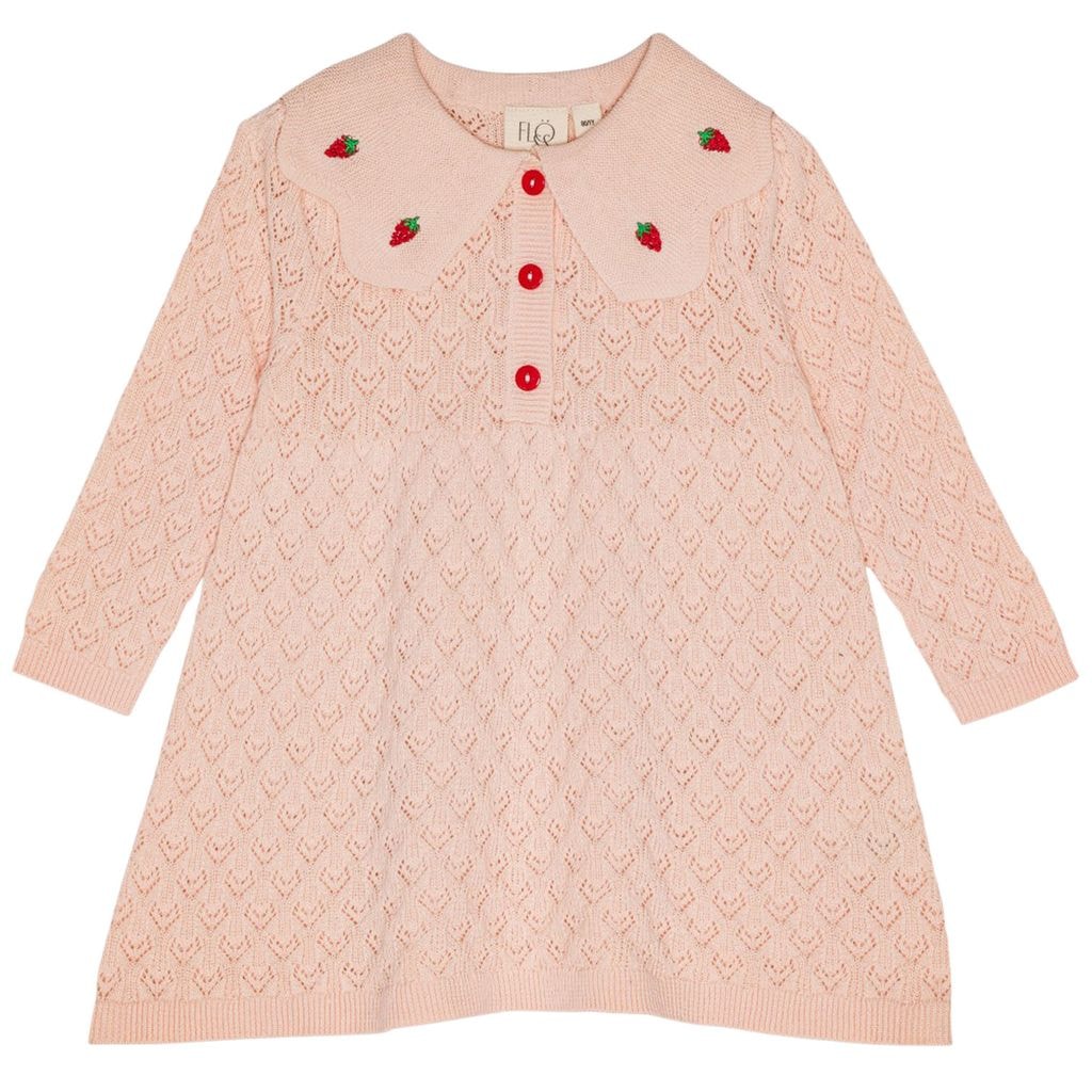 Isabel Dress Light Pink Red