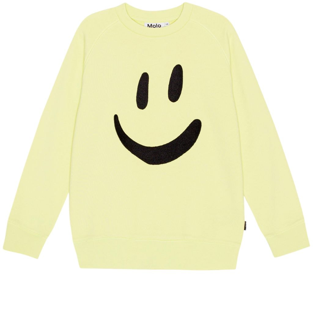GOTS Mike Sweatshirt Sour Lemon