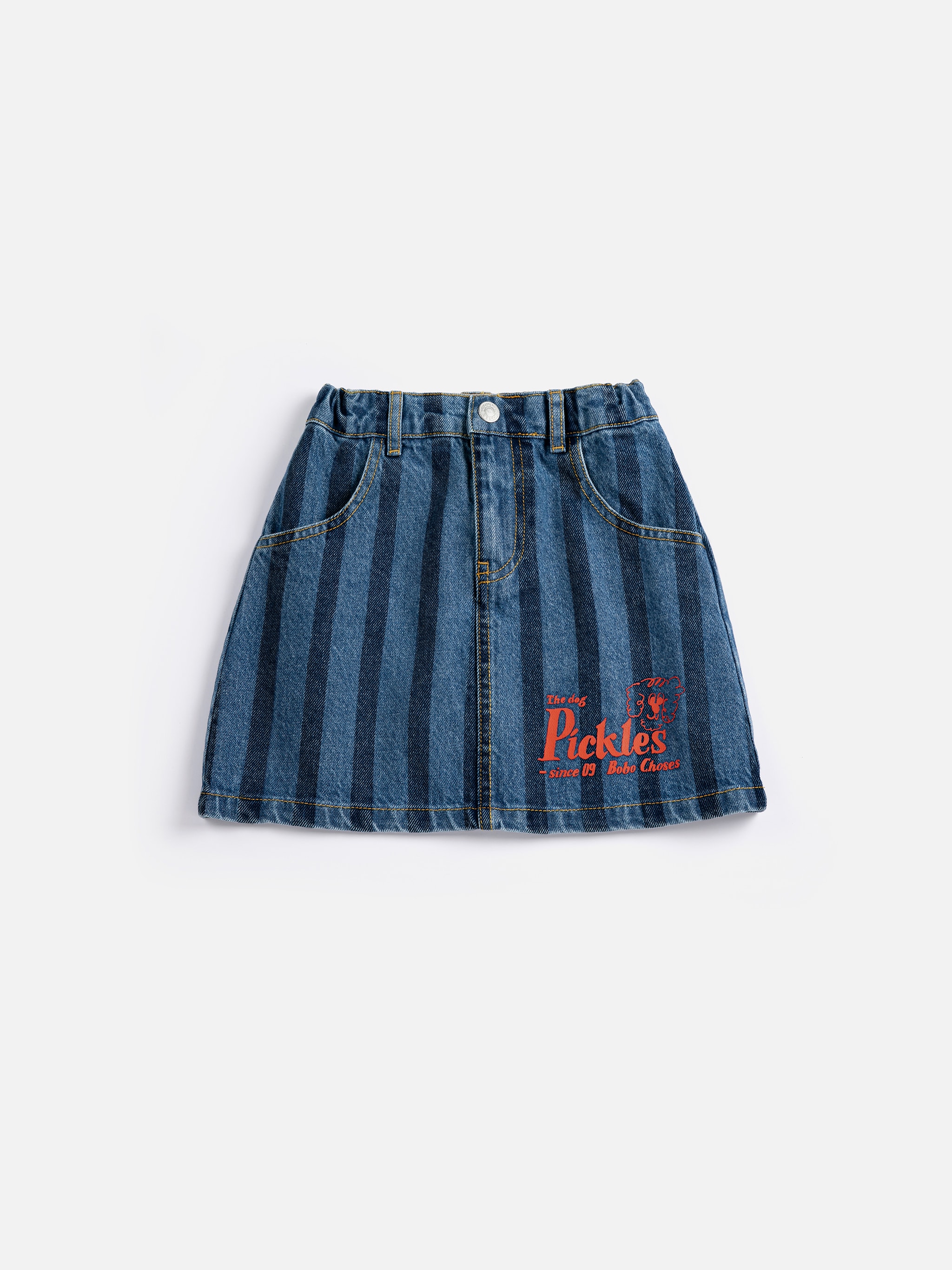 Pickles The Dog Denimkjol Navy Blue 