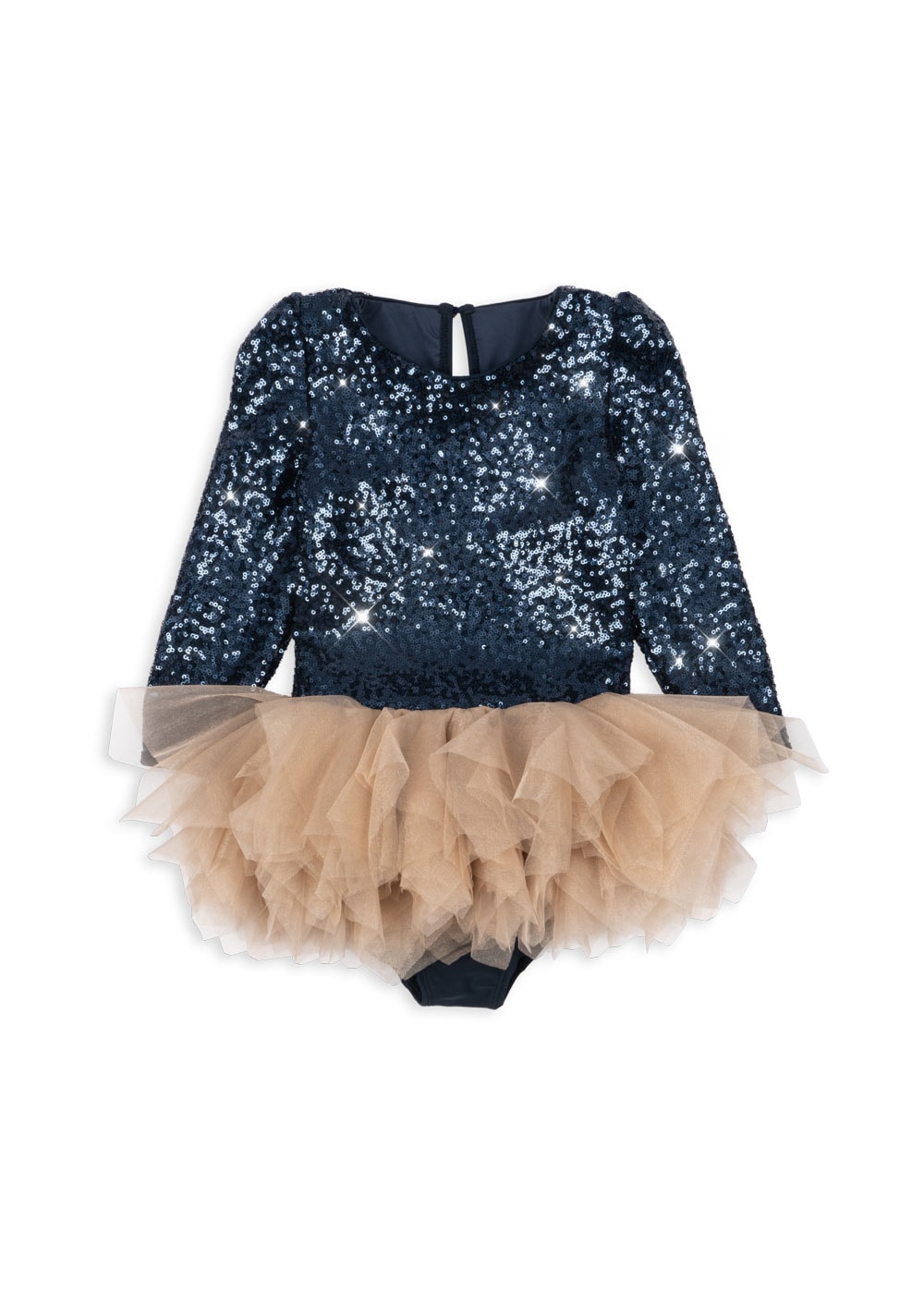 Ballerina Glitter Dress Dark Navy