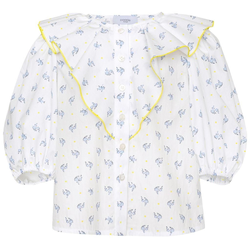 Floral Blouse Pearl White