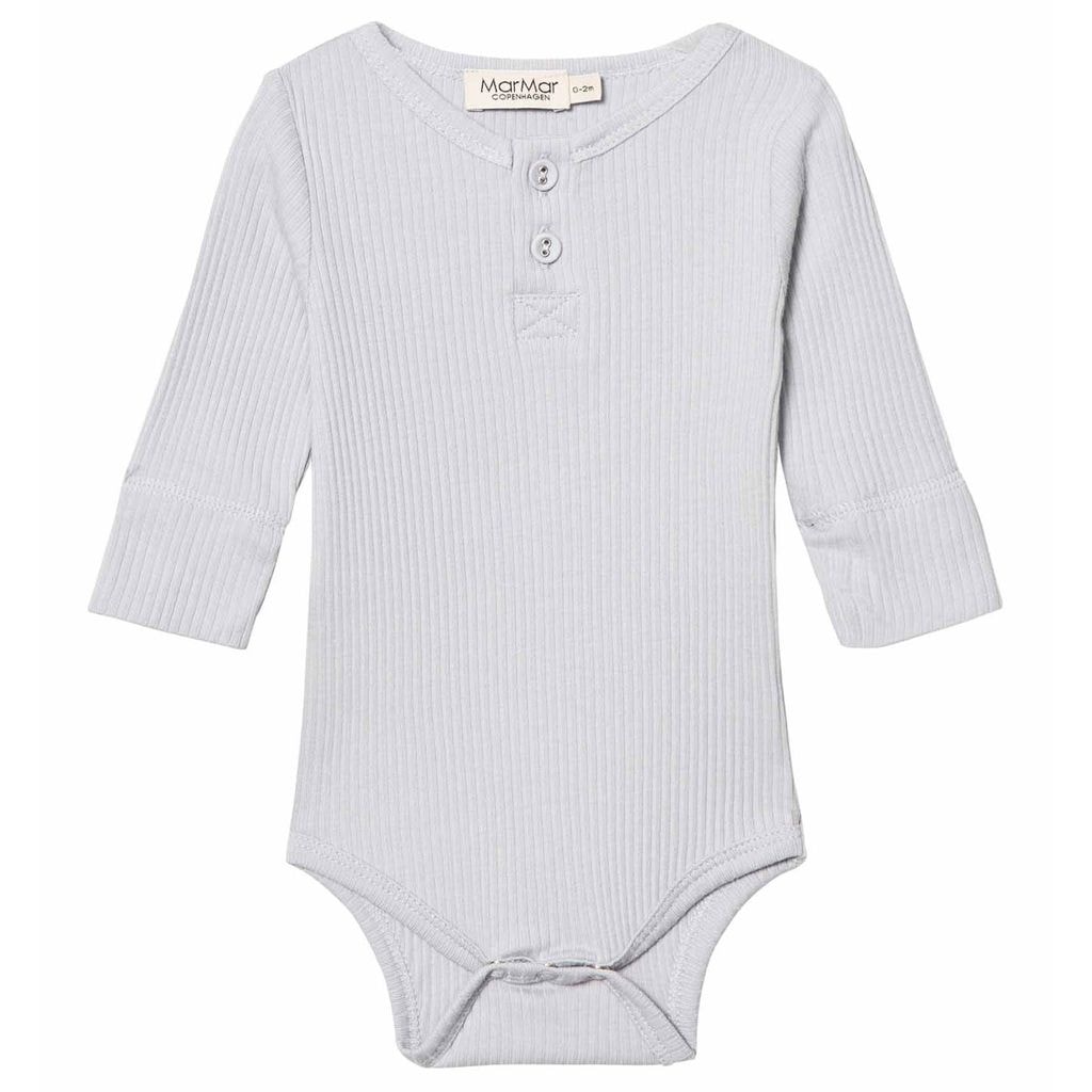 Rib Baby Body Hellblau