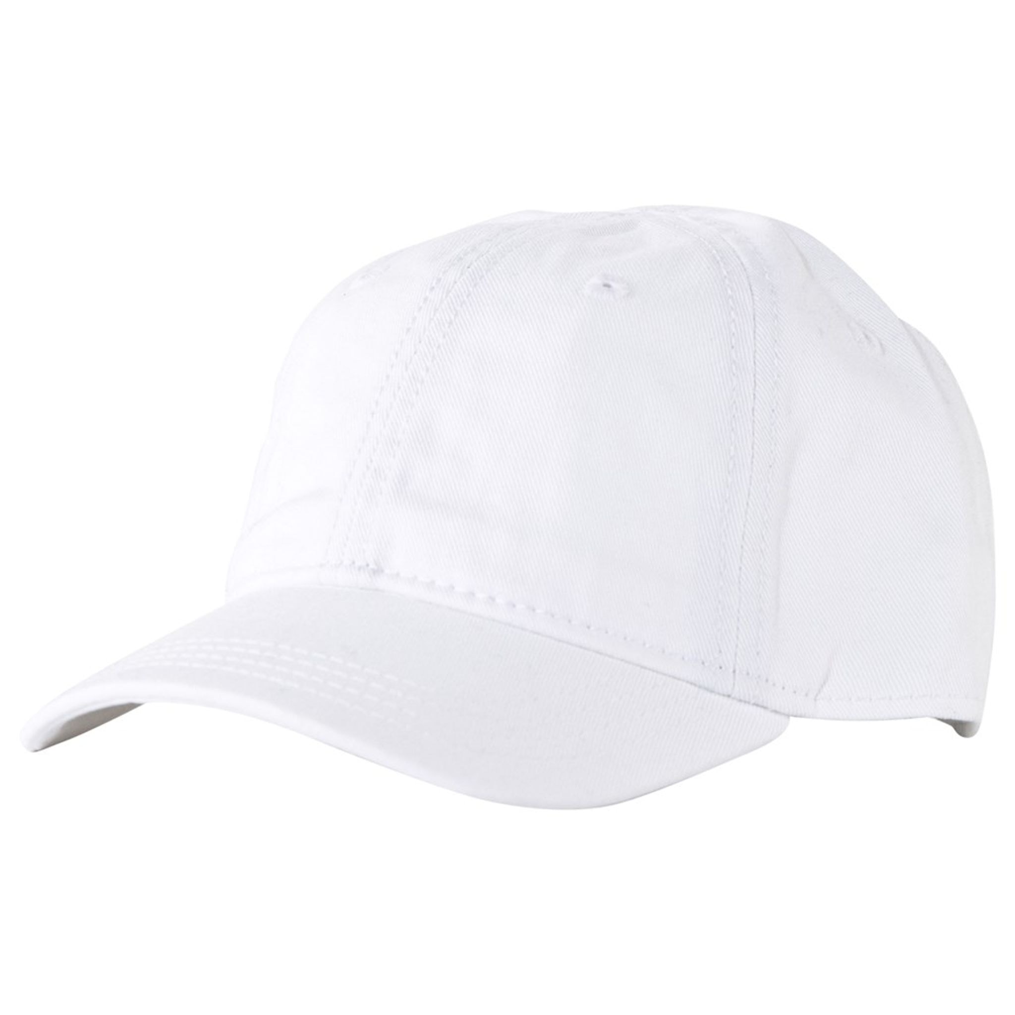 Plain Tennis Cap in White