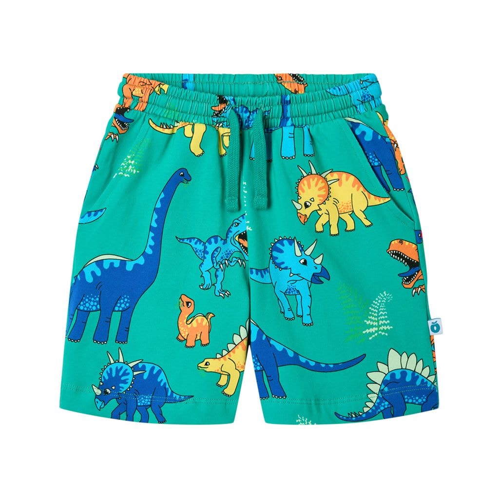 Dinosaurs Shorts Teal