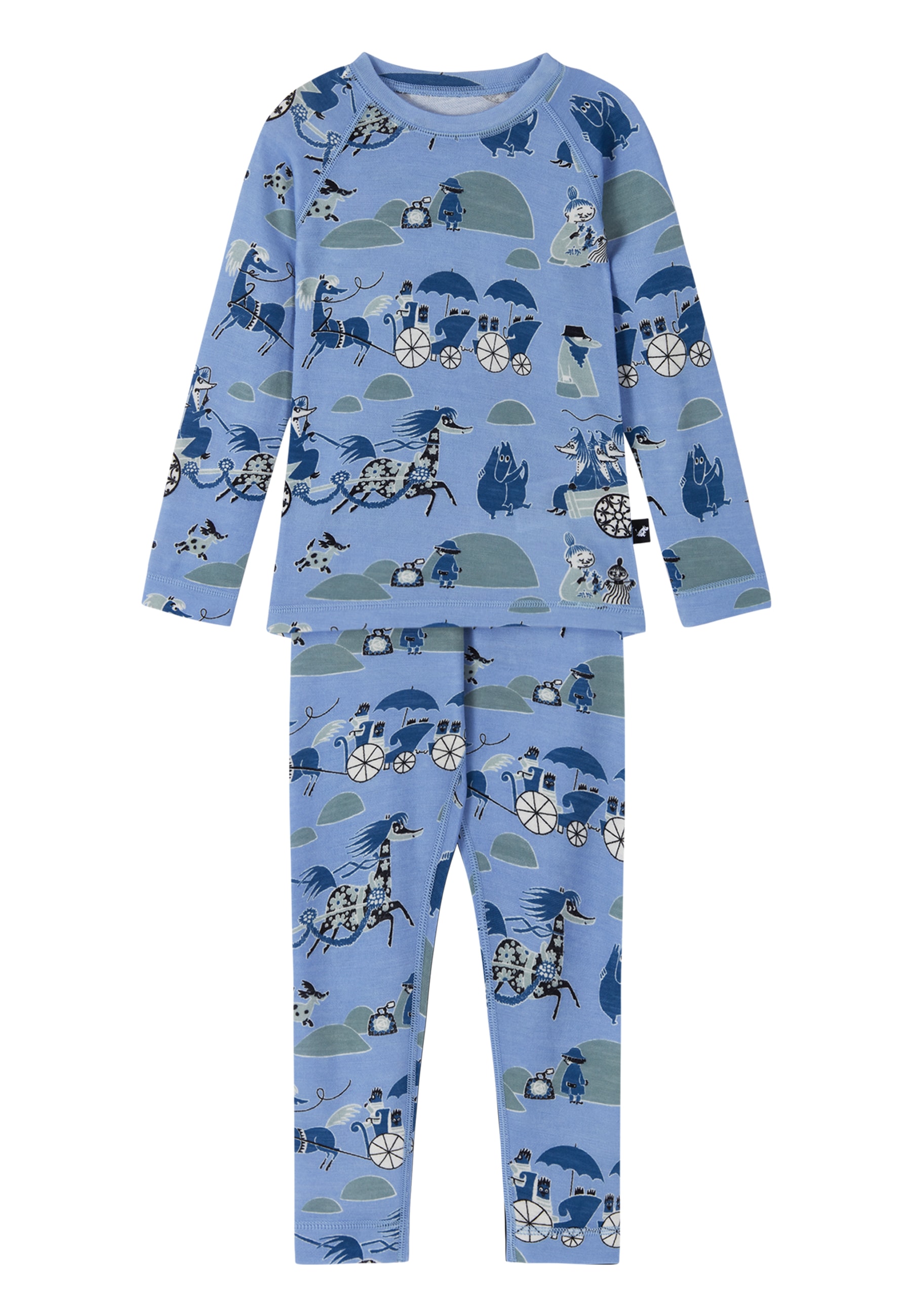 Moomin Trivsam Underställsset Airy Blue