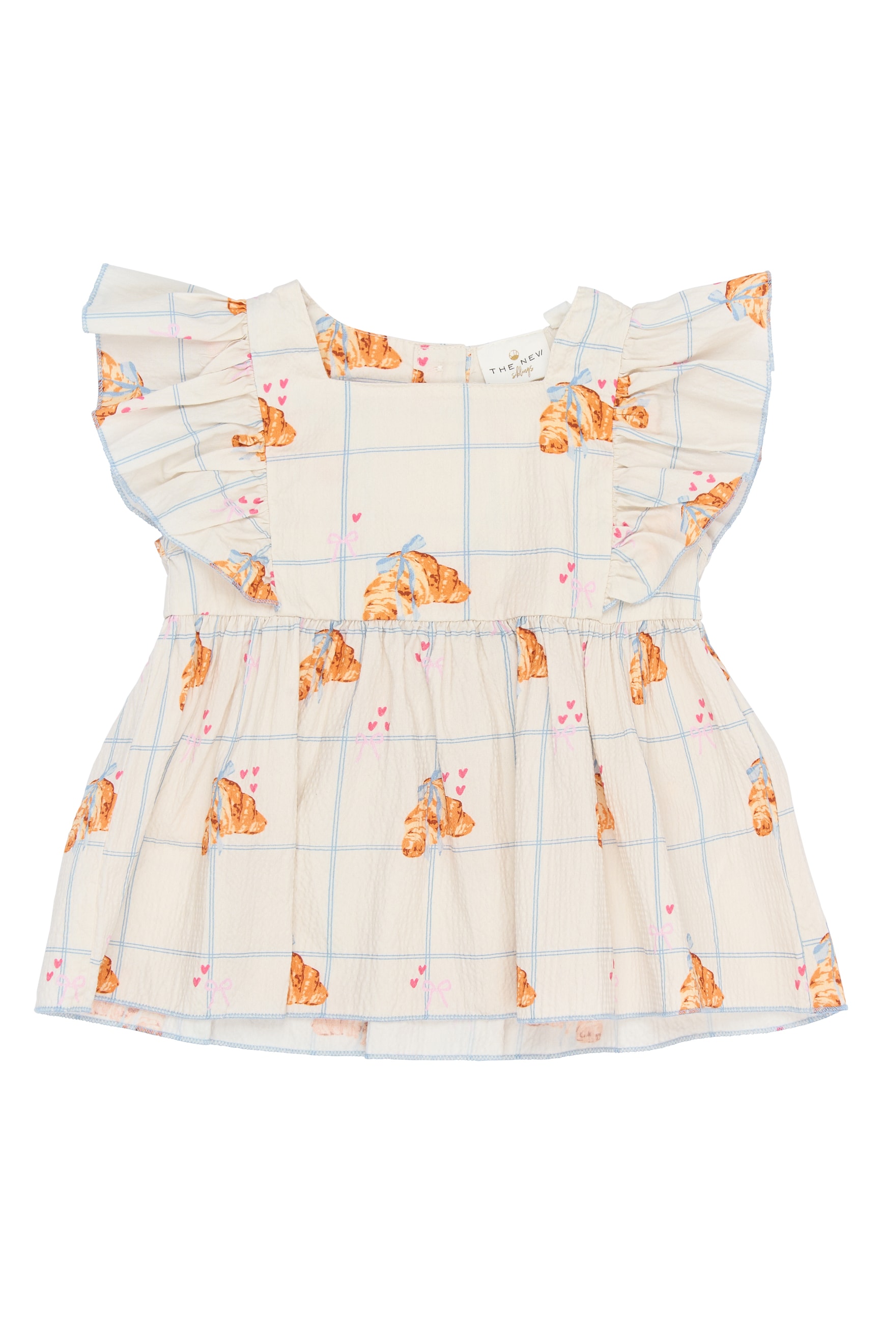 Silke Kortärmad Topp Gardenia Aop 