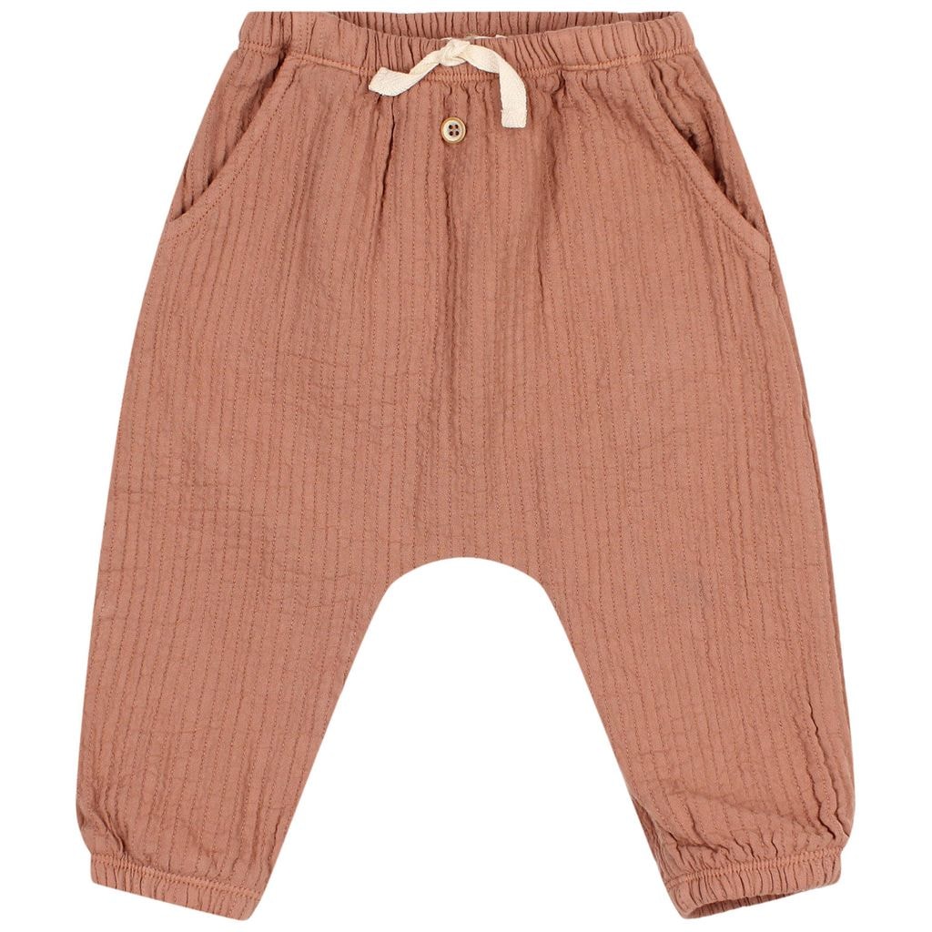 Textured Pants Cocoa