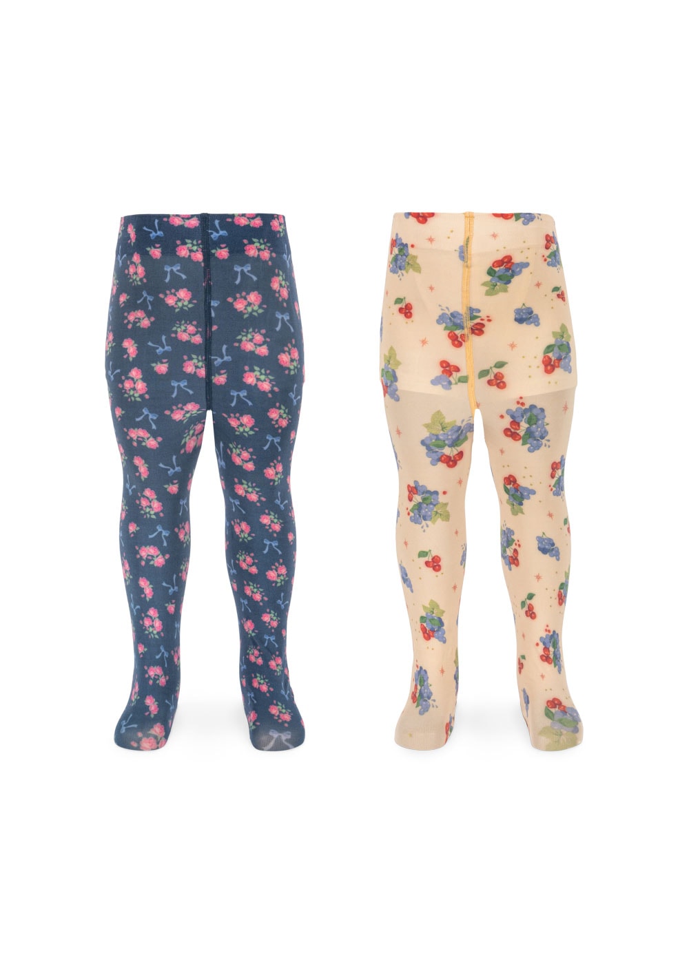 2-pack Printed Tights Verona Blues