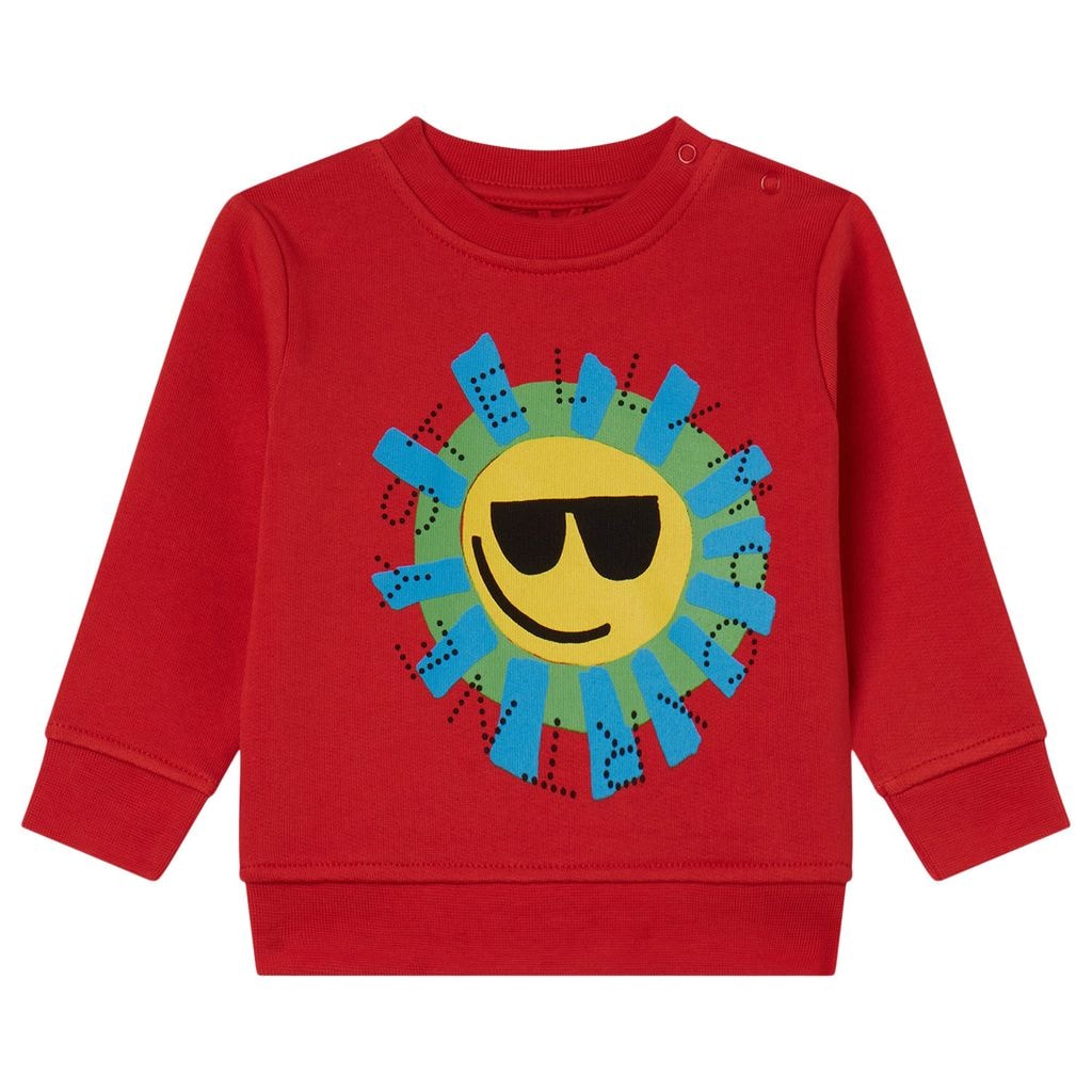 Graphic Sweatshirt Red