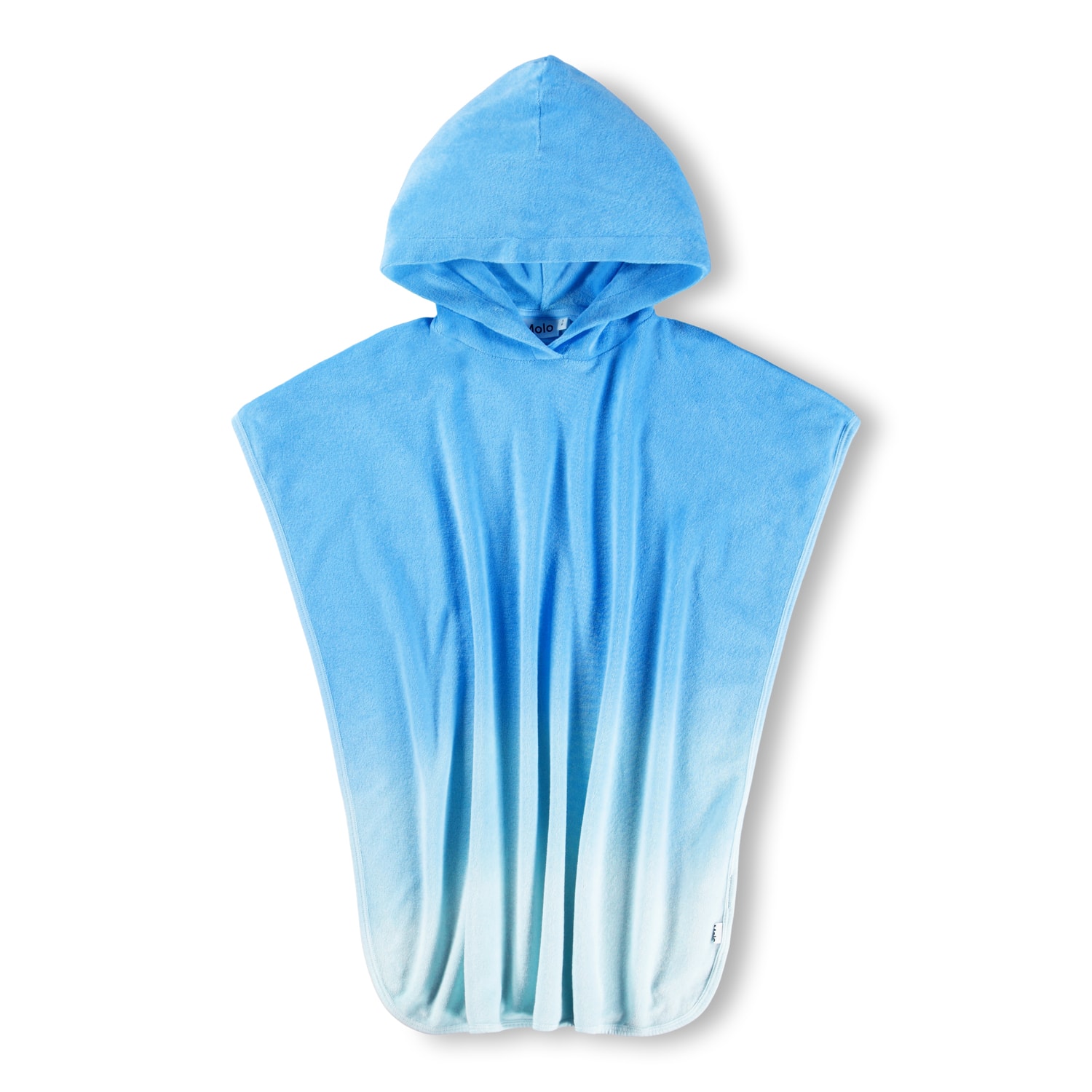 GOTS Beach Cover Up Strandponcho Blue Light 
