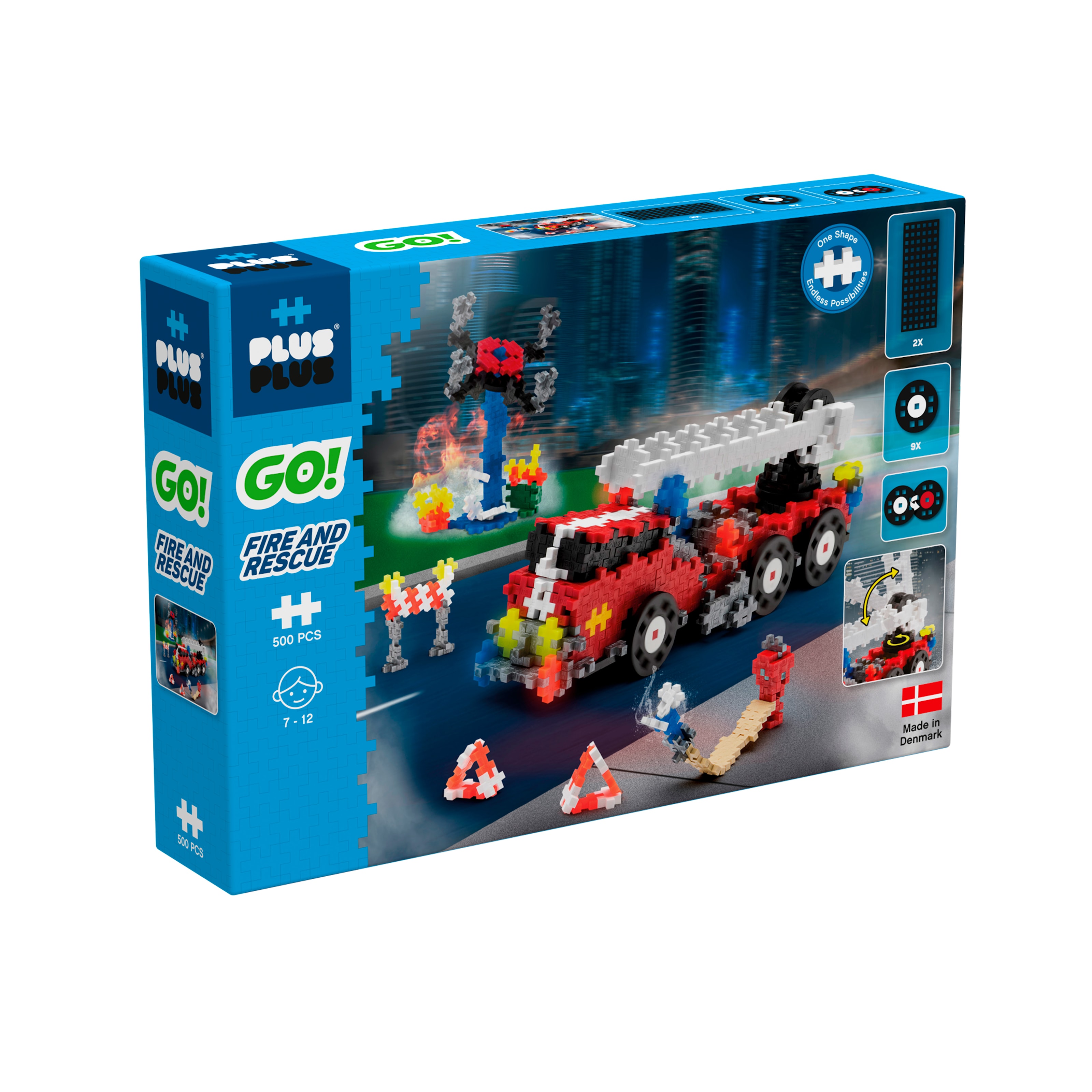 Plus-Plus© Go! Fire and Rescue Byggesæt