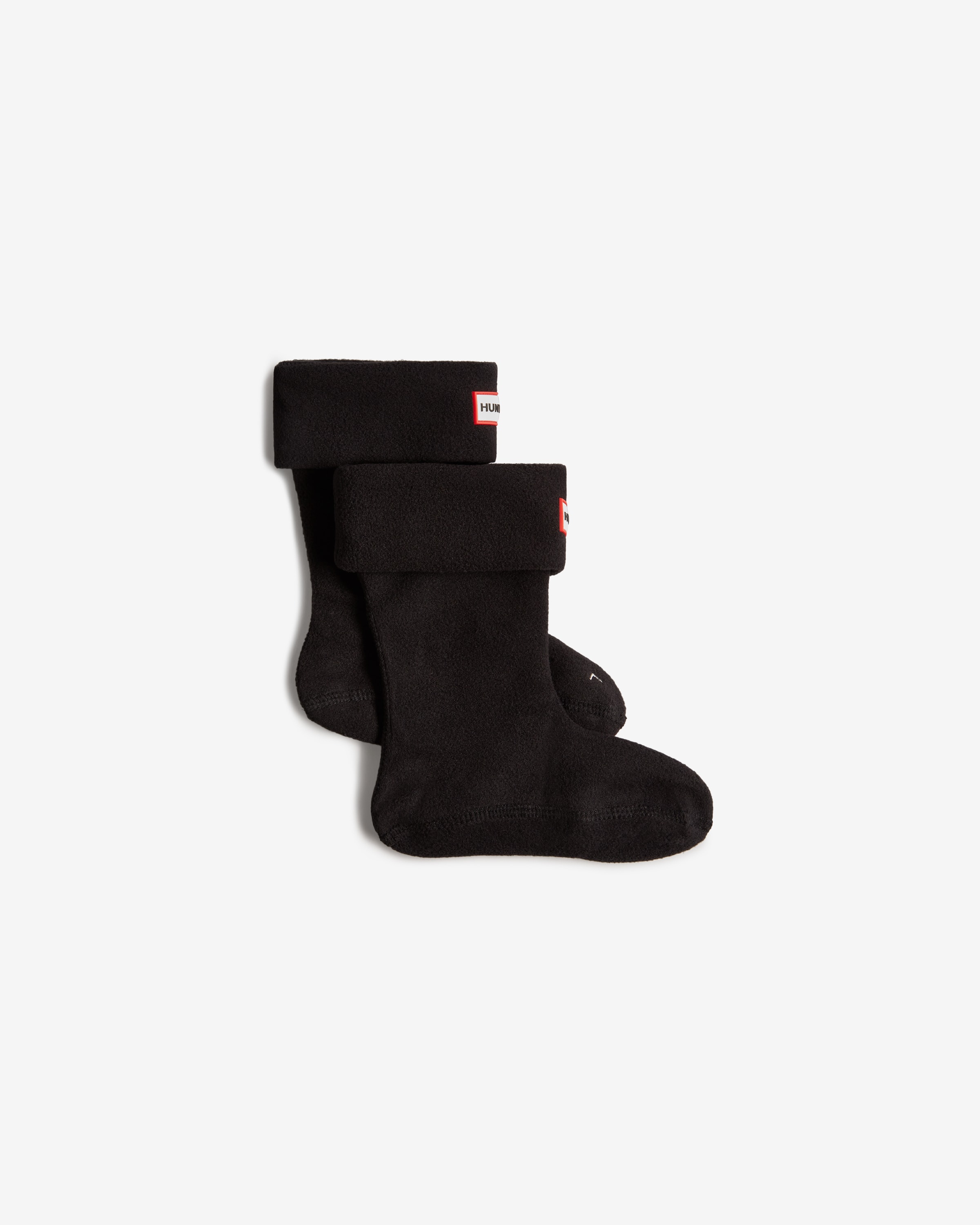 Kids Fleece Boot Socks Black 