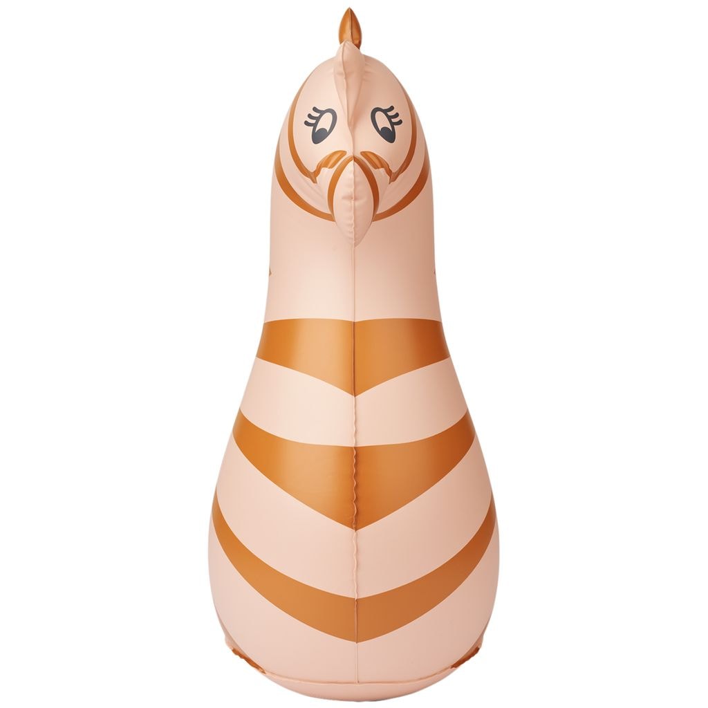 Maiden Seahorse Tumbler Puhallettava Lelu Mustard