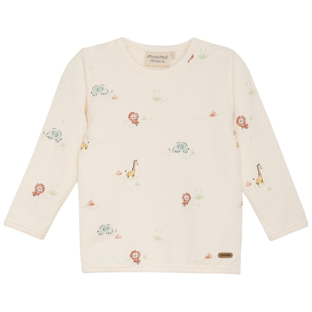 Mønstret Sweatshirt Eggnog