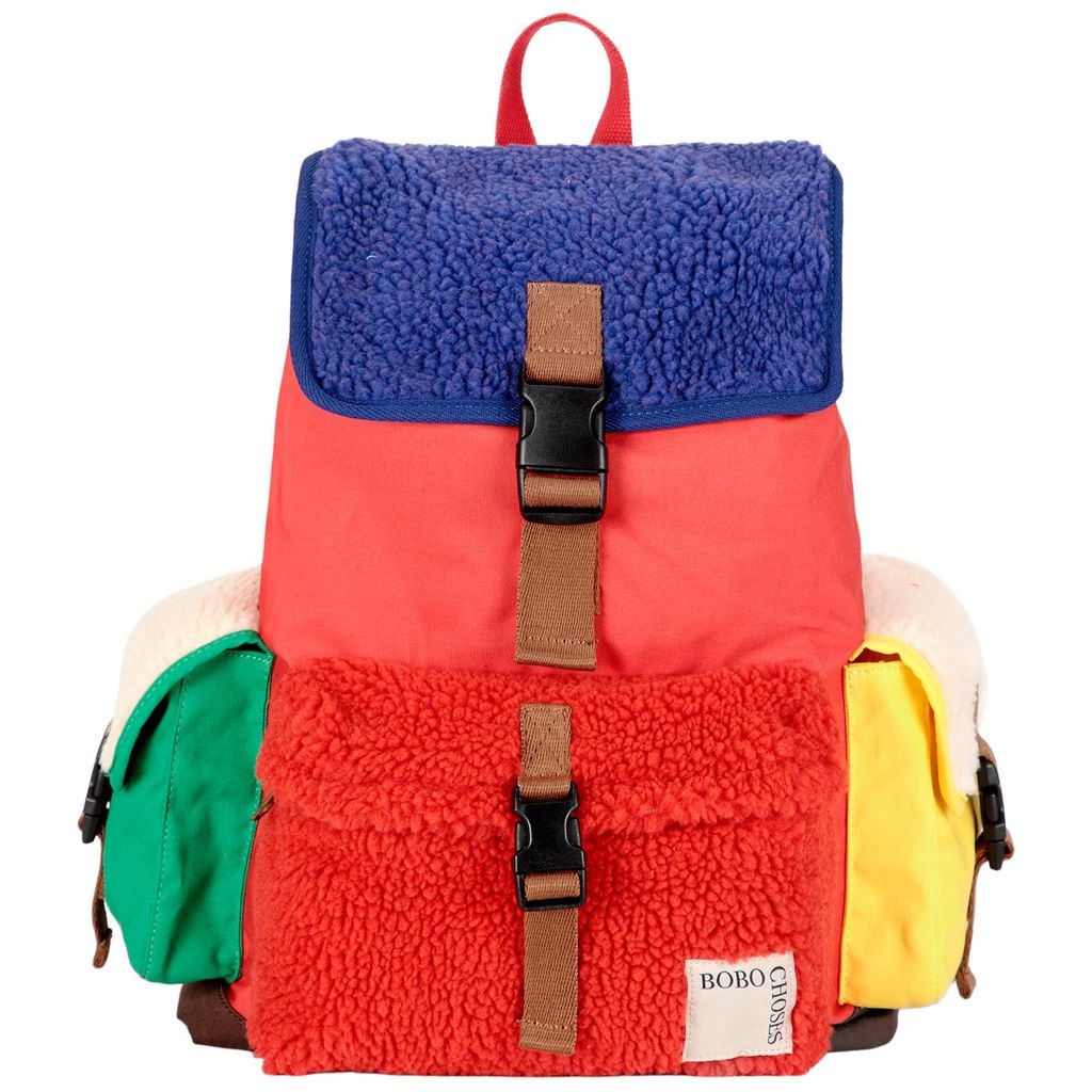 Kontrastivärinen Reppu Värikäs