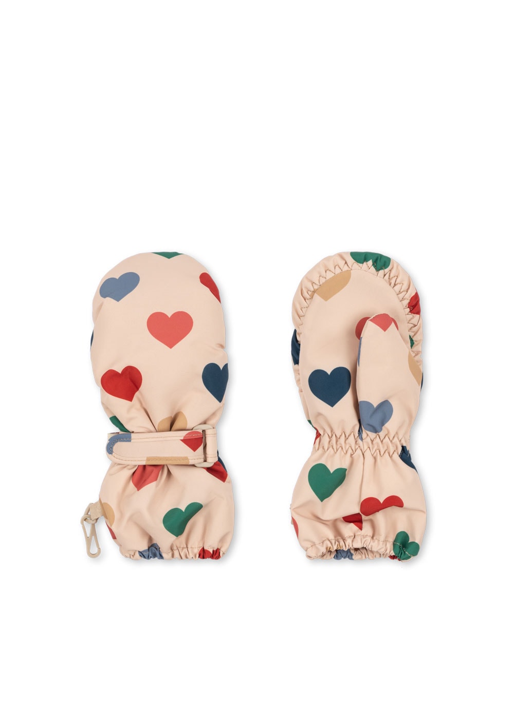 Nohr Snow Mittens Print Coeur Coloré