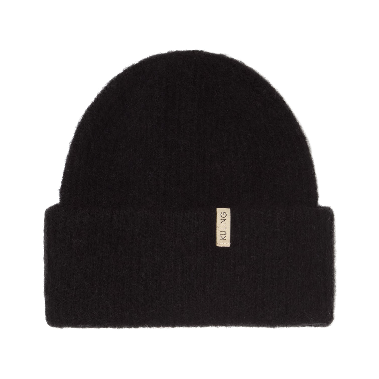 Jasna Wool Blend Beanie Black