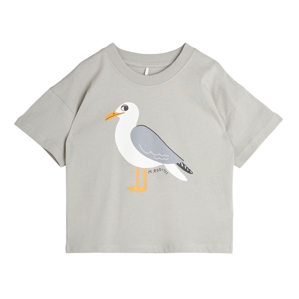 GOTS Seagull T-shirt Grey