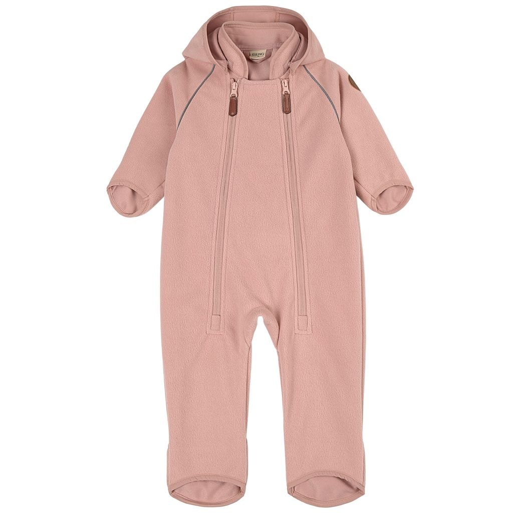 Livigno Resirkulert Vindfleecekjeledress Woody Rose