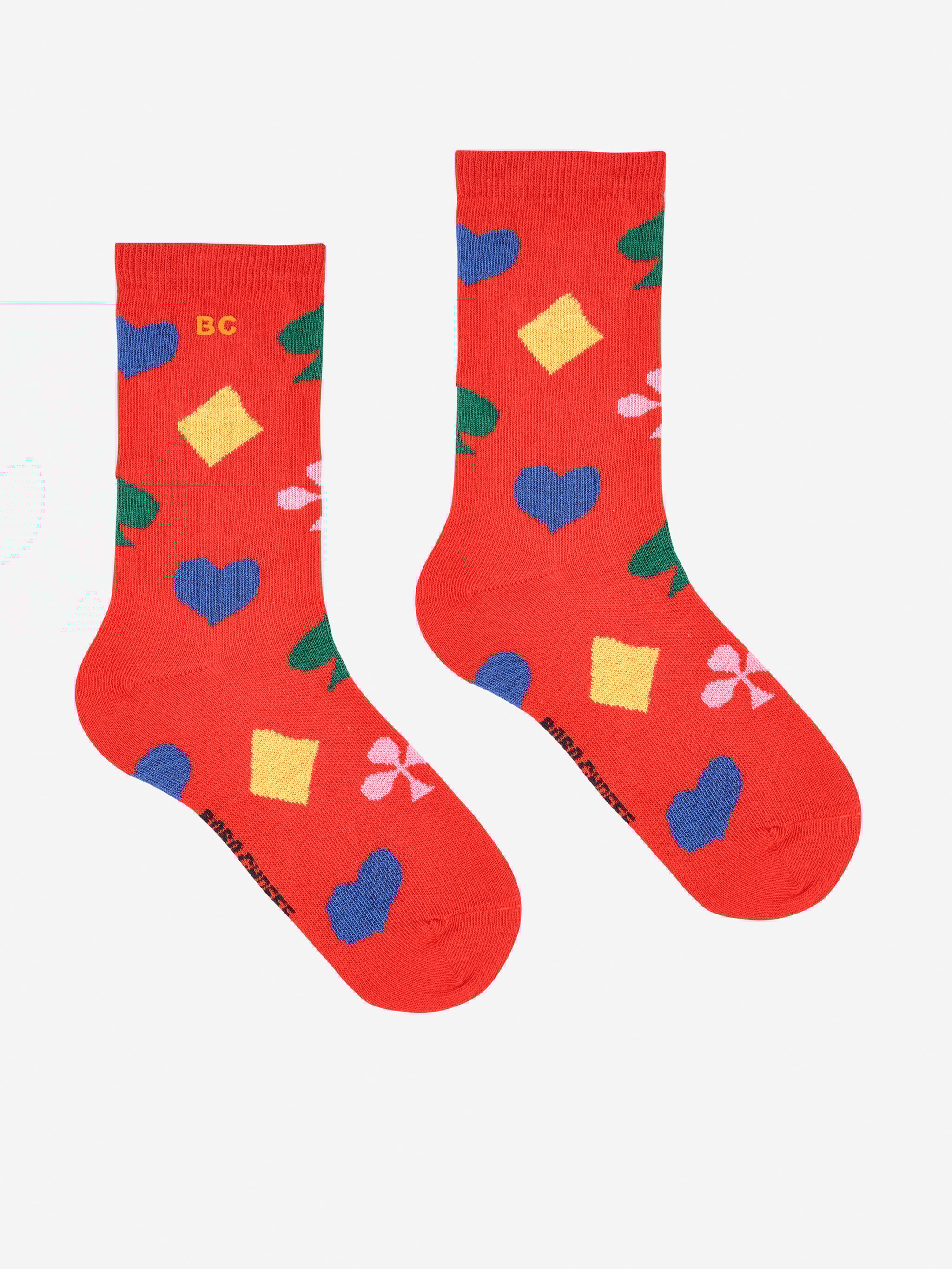 Bobo Choses Joker Long Socks Red