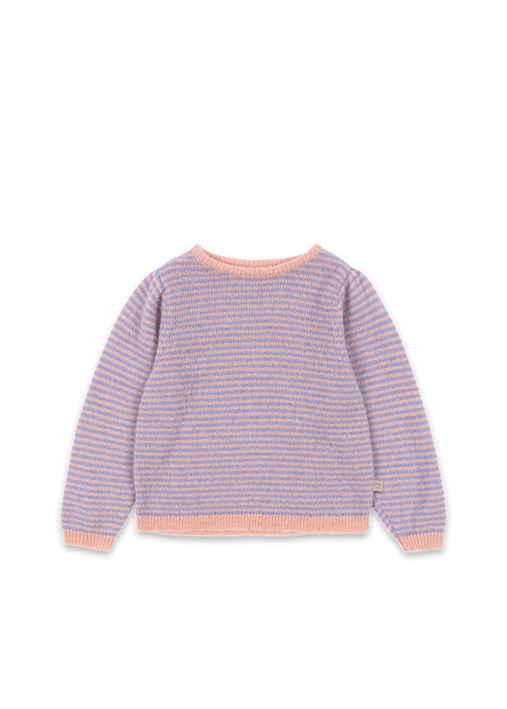 Berle Puff Knit Sweater Purple/Pink Dolphin