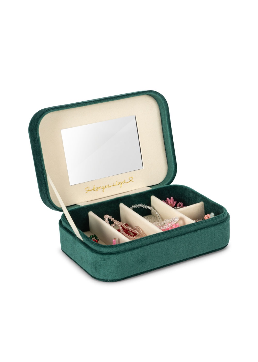 All I Wish For Jewelry Box Set Bottle Green 