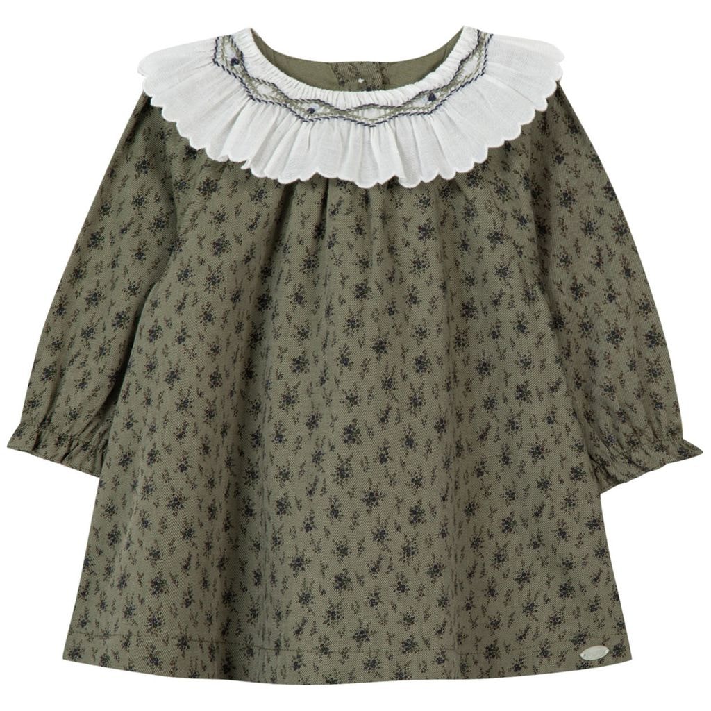 Printed Dress Green