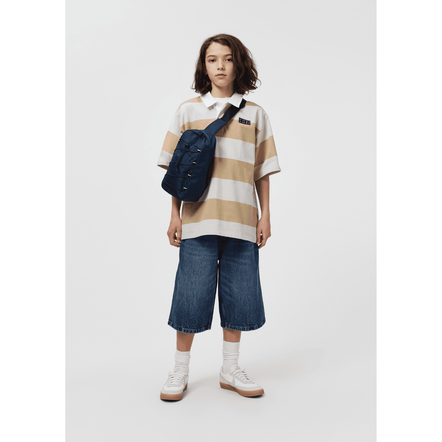Alphie Jeansshorts Creased Indigo
