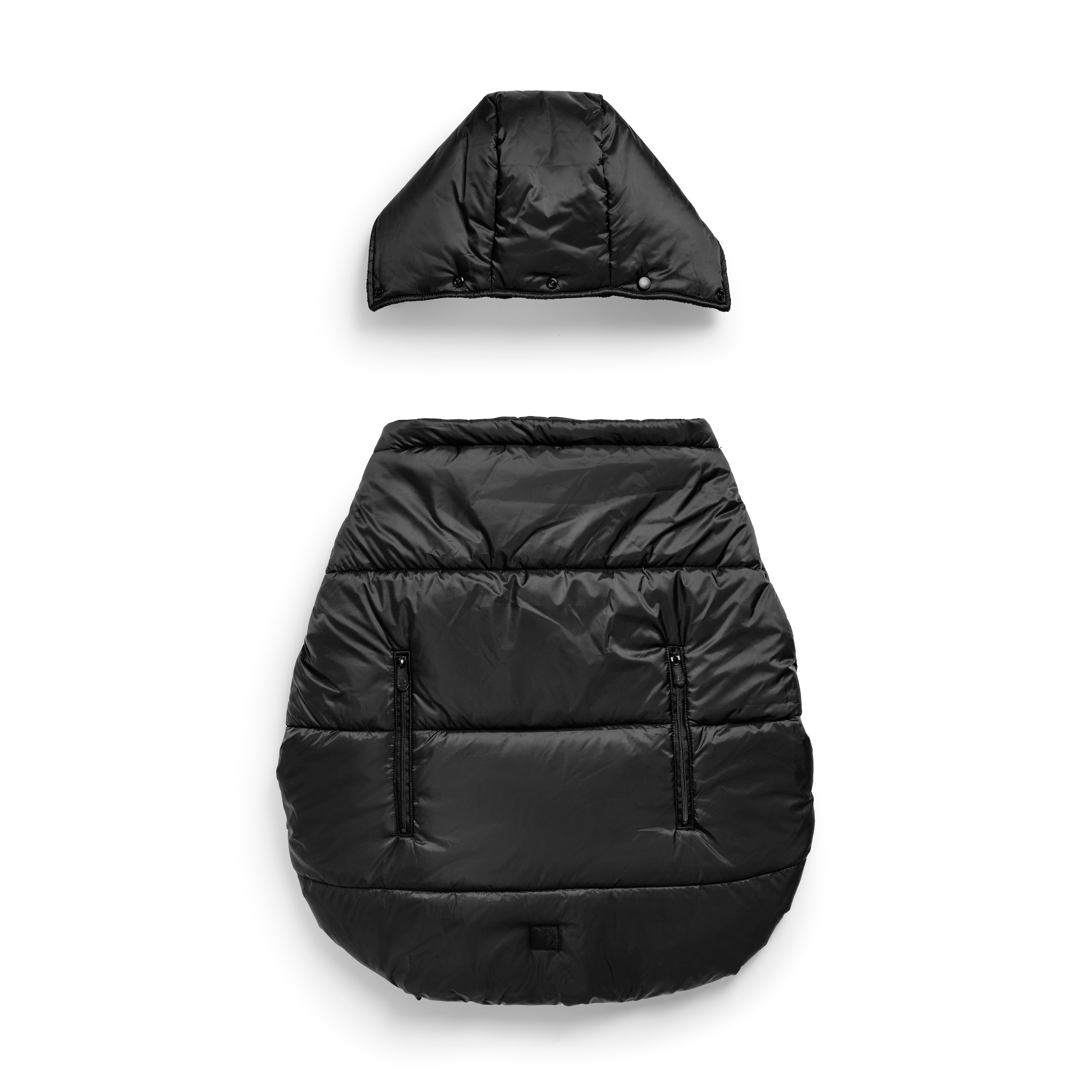Cozy Cover 2-i-1-överdrag Till Bärsele Och Barnvagn Black