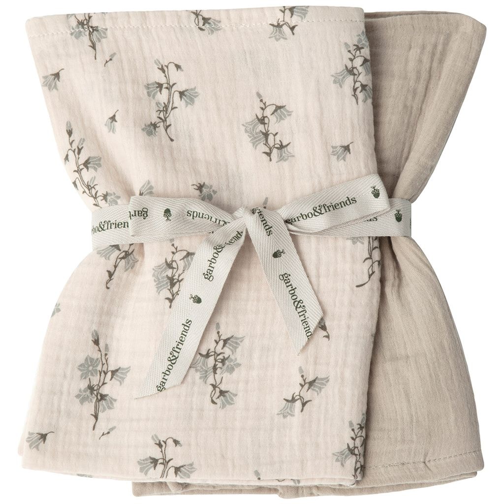 2-pak Bluebell Muslintæpper