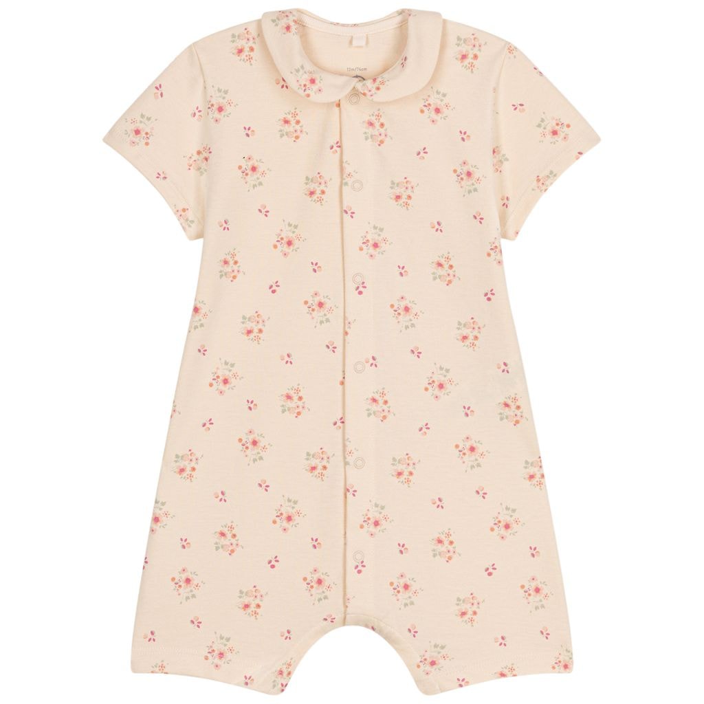 Floral Romper Pink