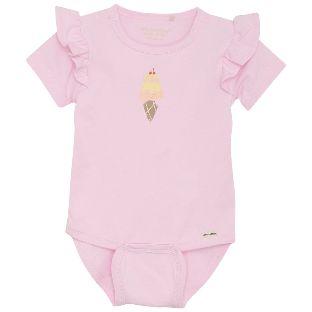 GOTS Baby Body Rosa