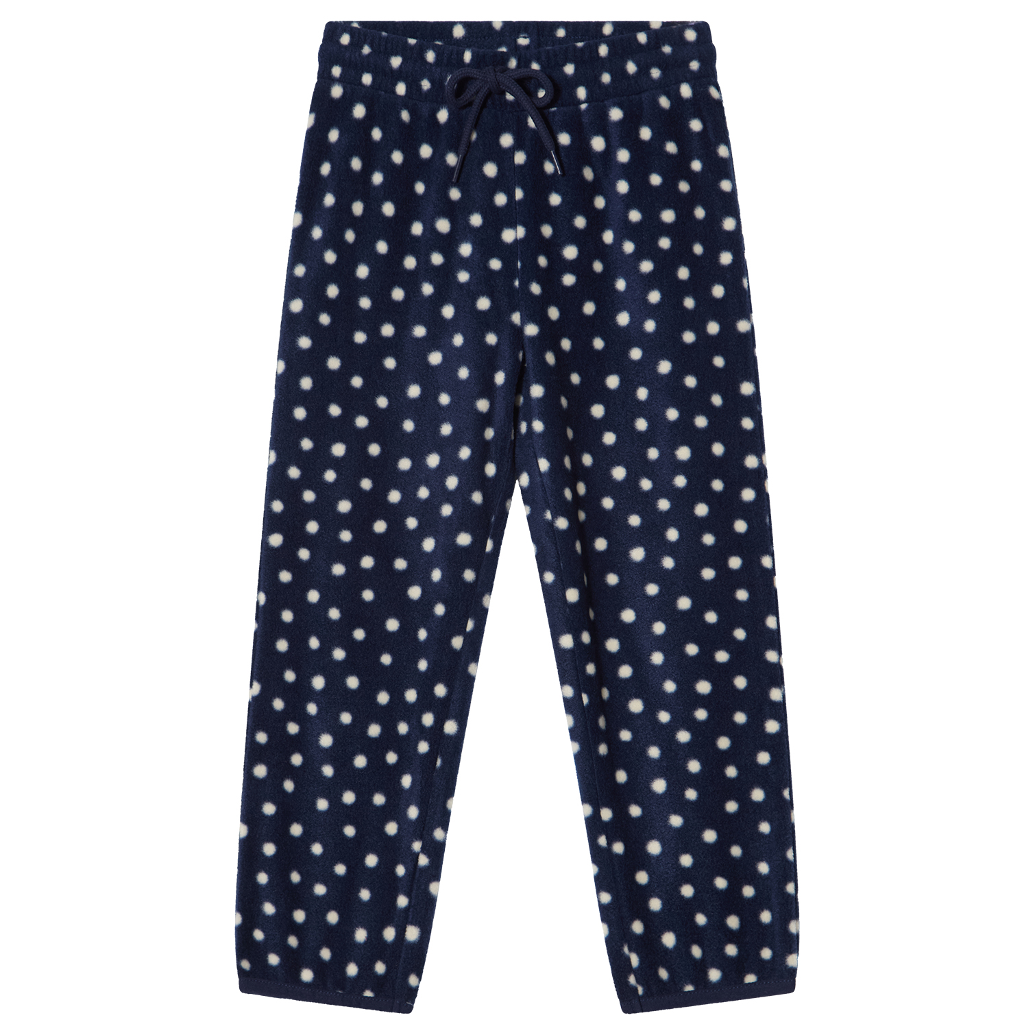 Northpole Fleecebyxor Navy Polka Dots